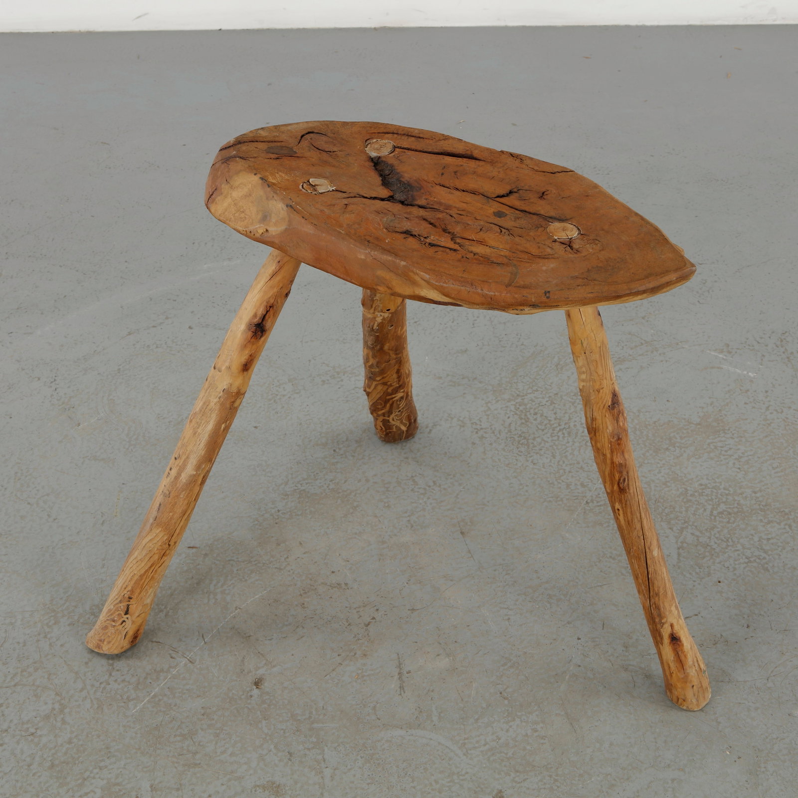 Root Wood Table with Stools, 1960s - 6