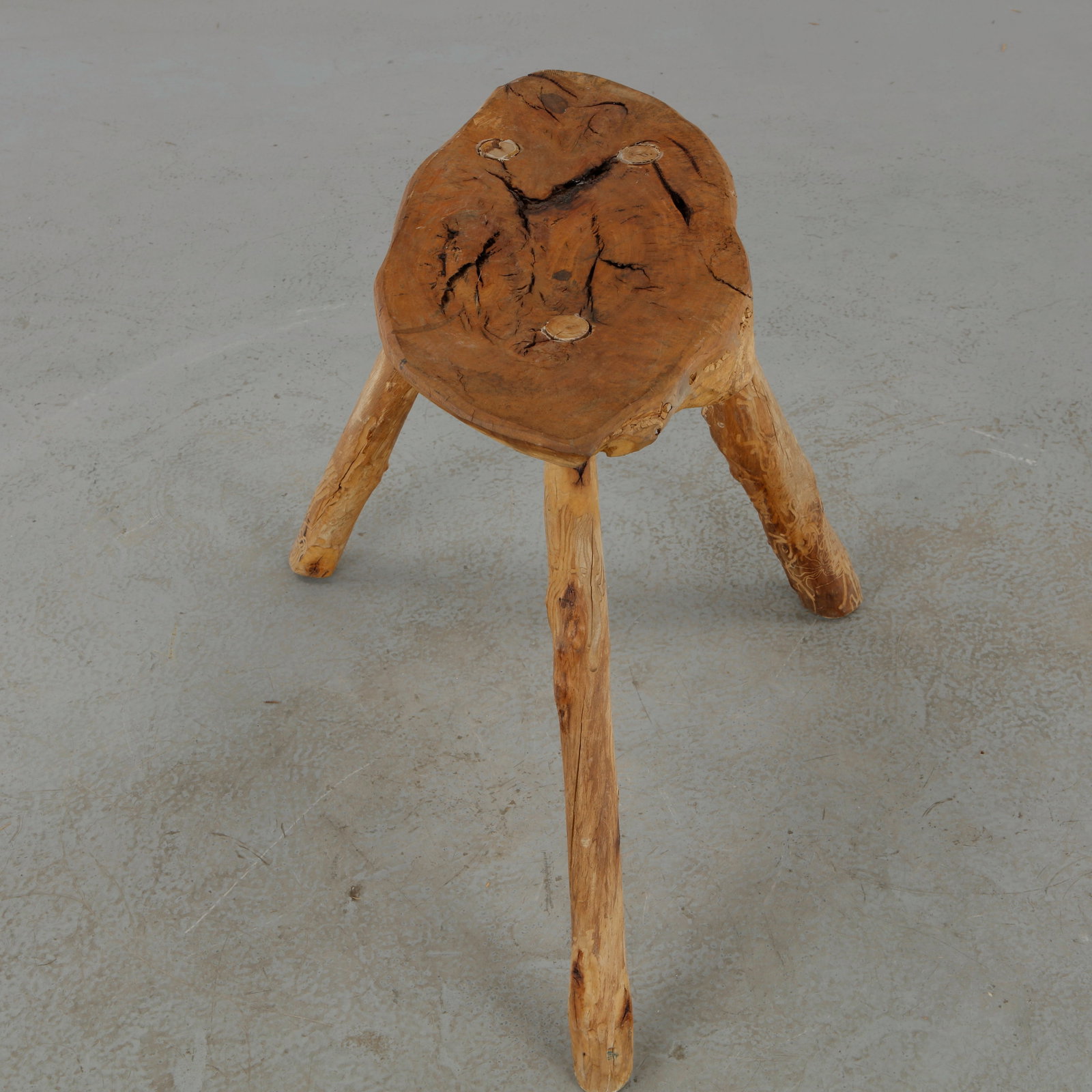 Root Wood Table with Stools, 1960s - 7