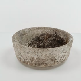 Round Stone Planter, 1960s