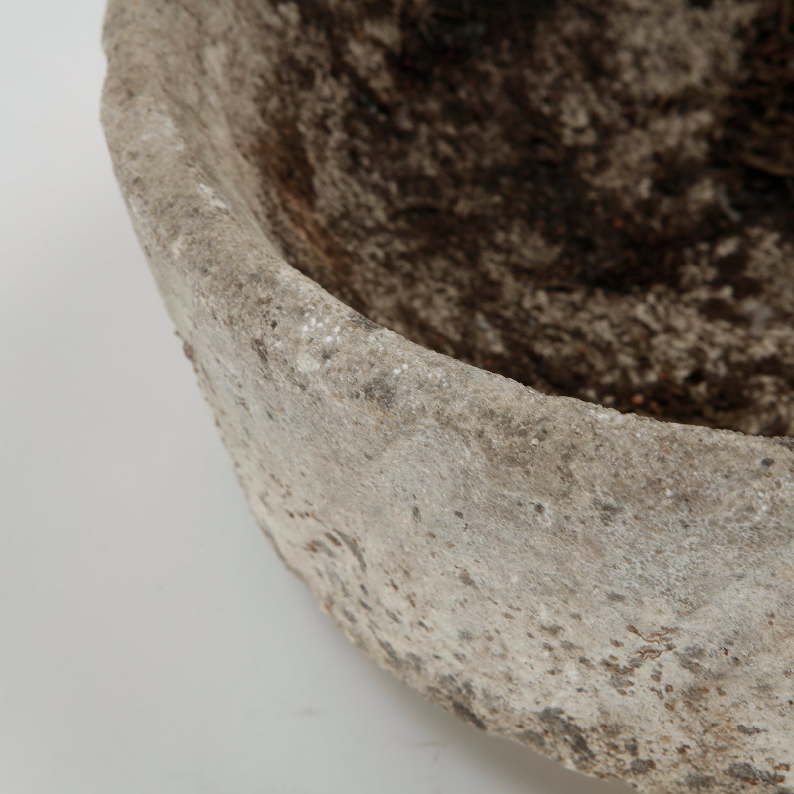 Round Stone Planter, 1960s - 7