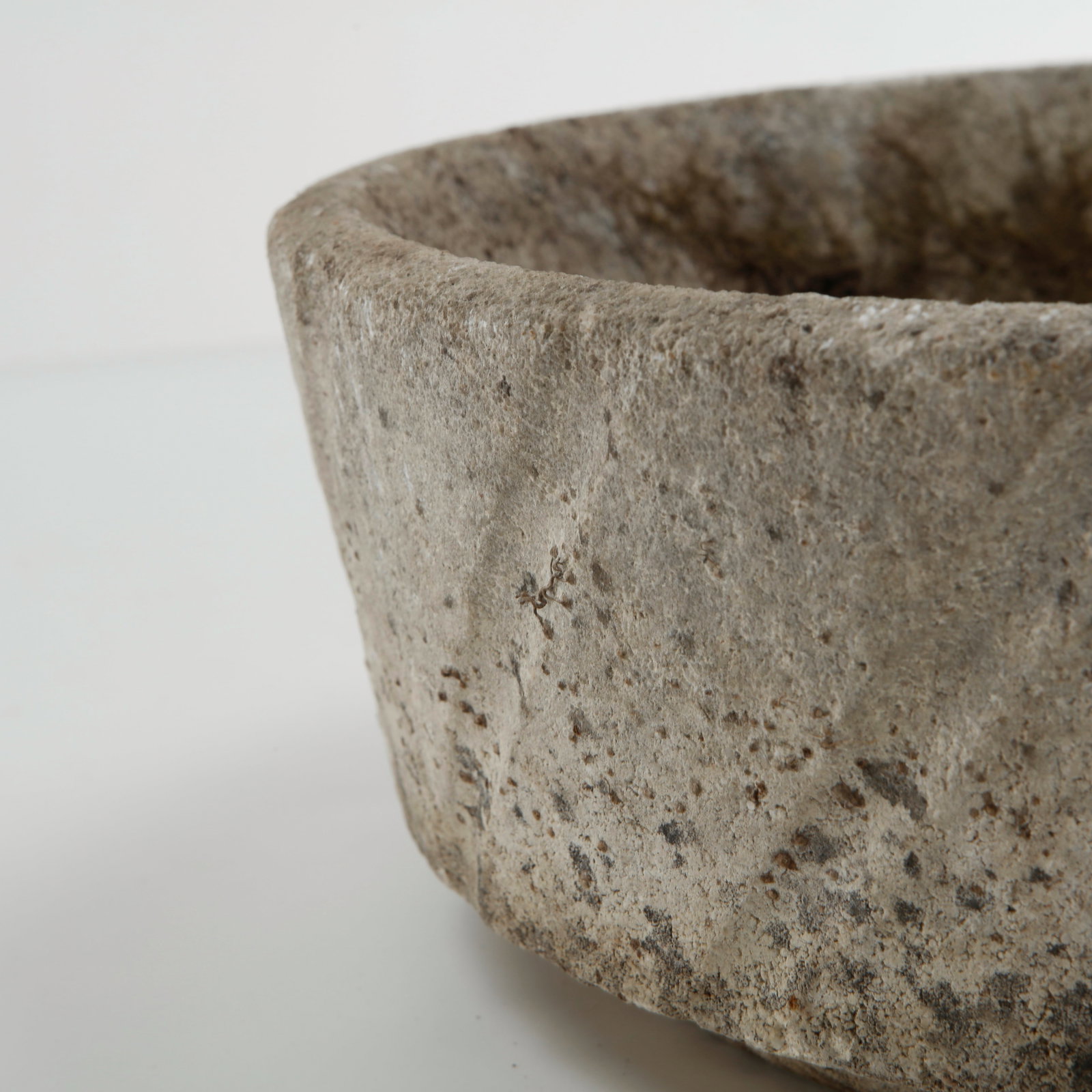 Round Stone Planter, 1960s - 8