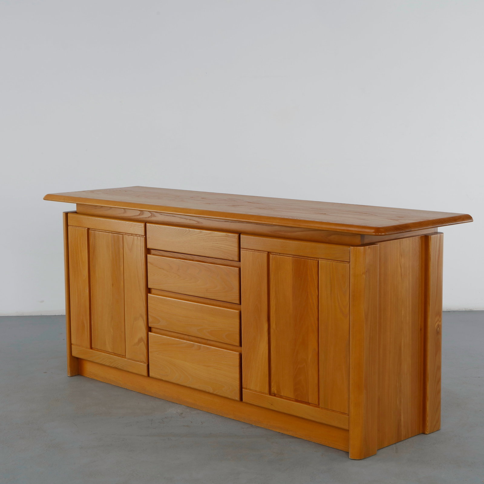 Maison Regain, Elm Sideboard, 1960s (1 of 19)