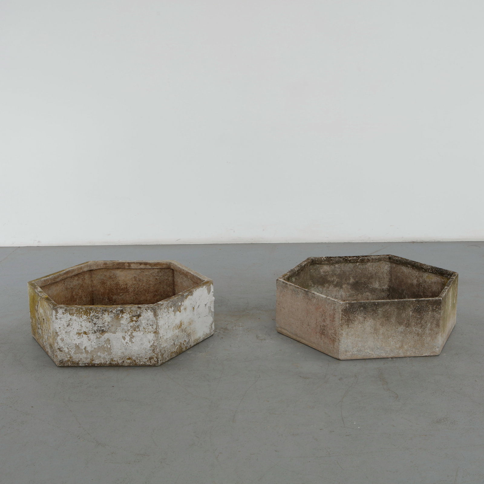 Willy Guhl, Pair of Monumental Hexagonal Planters, 1960s (1 of 20)