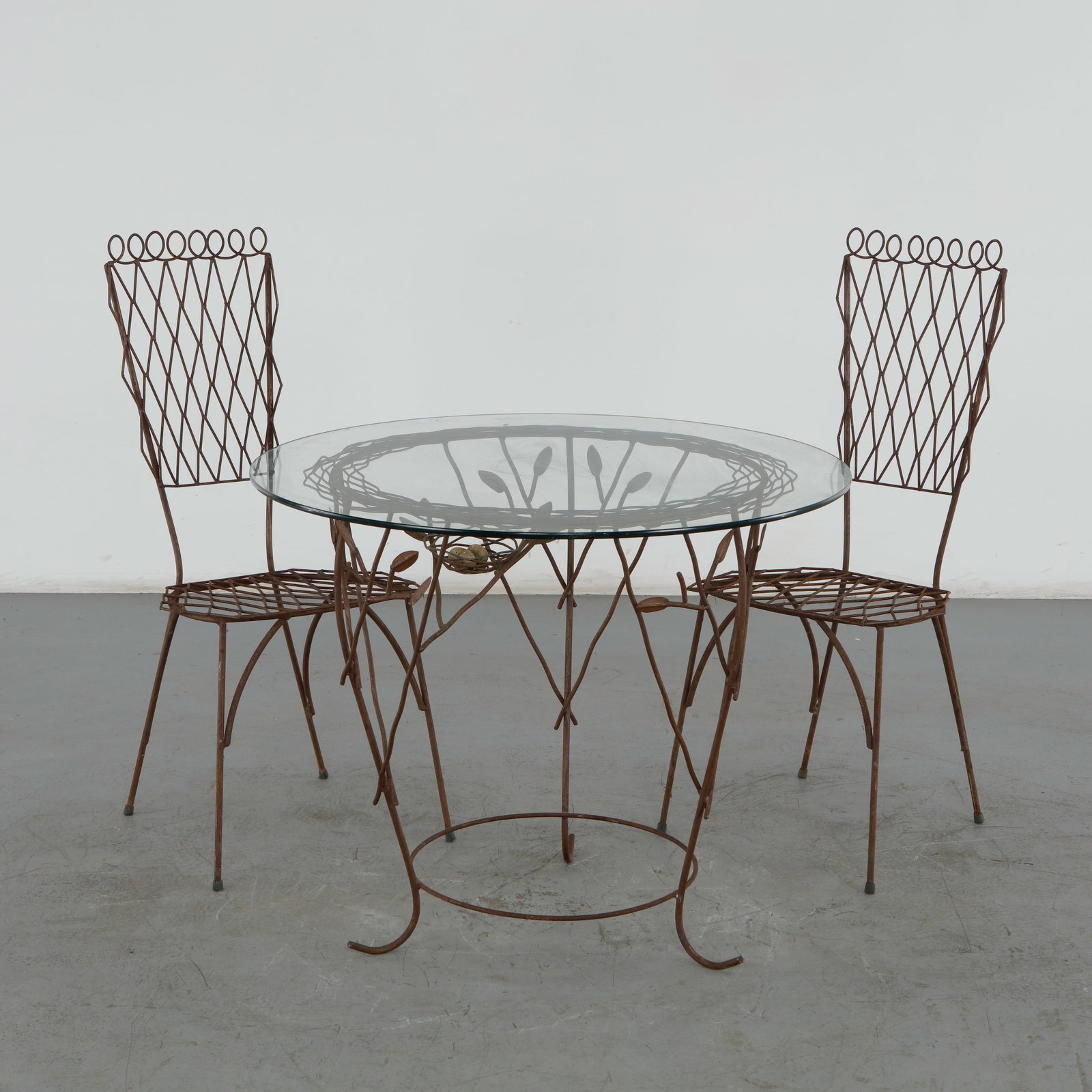 Outdoor Metal Dining Set in the style of Maurizio Tempestini (1 of 20)
