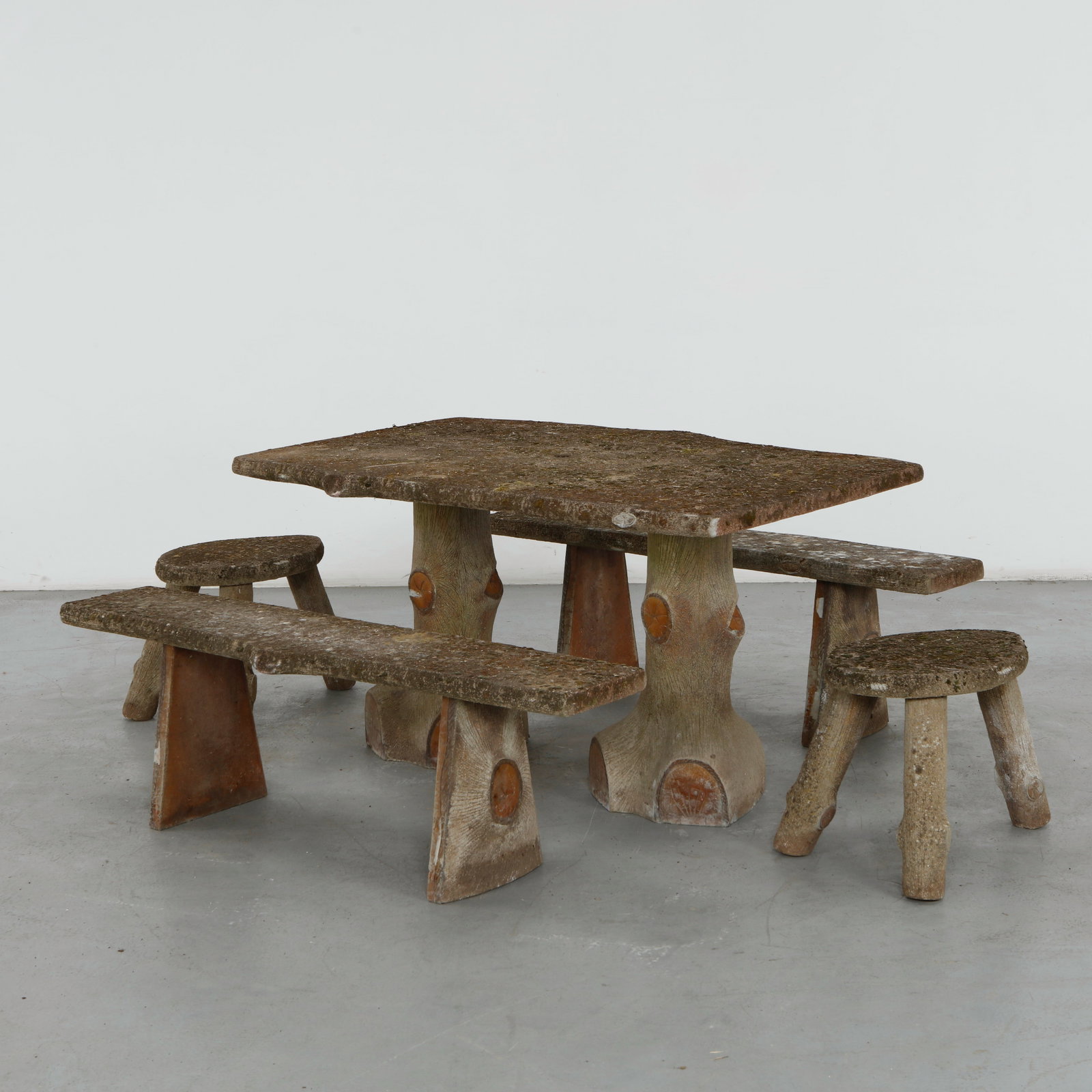 Faux Bois Garden Dining Set, 1960s (1 of 20)