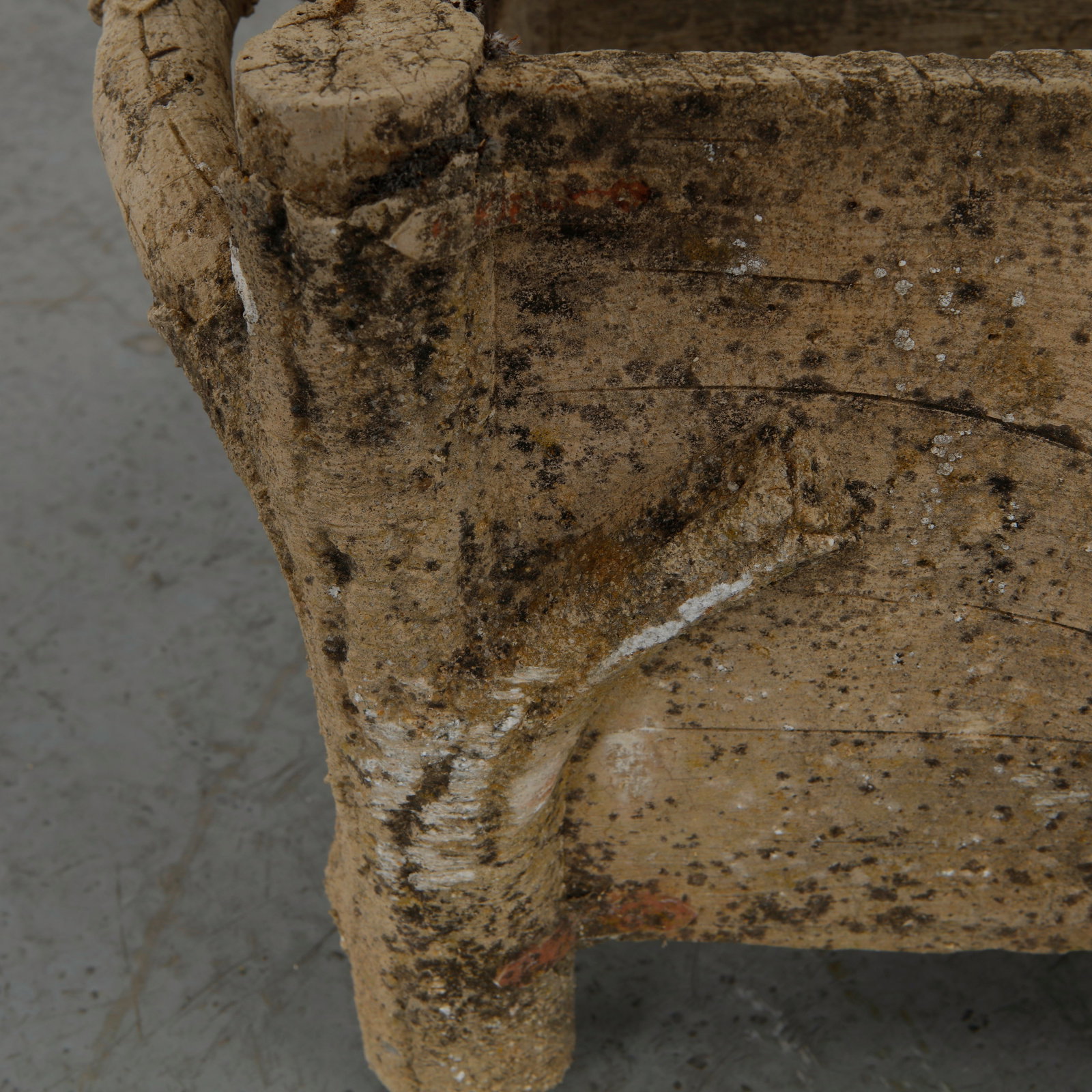 Faux Bois Rectangular Planter, 1960s - 13