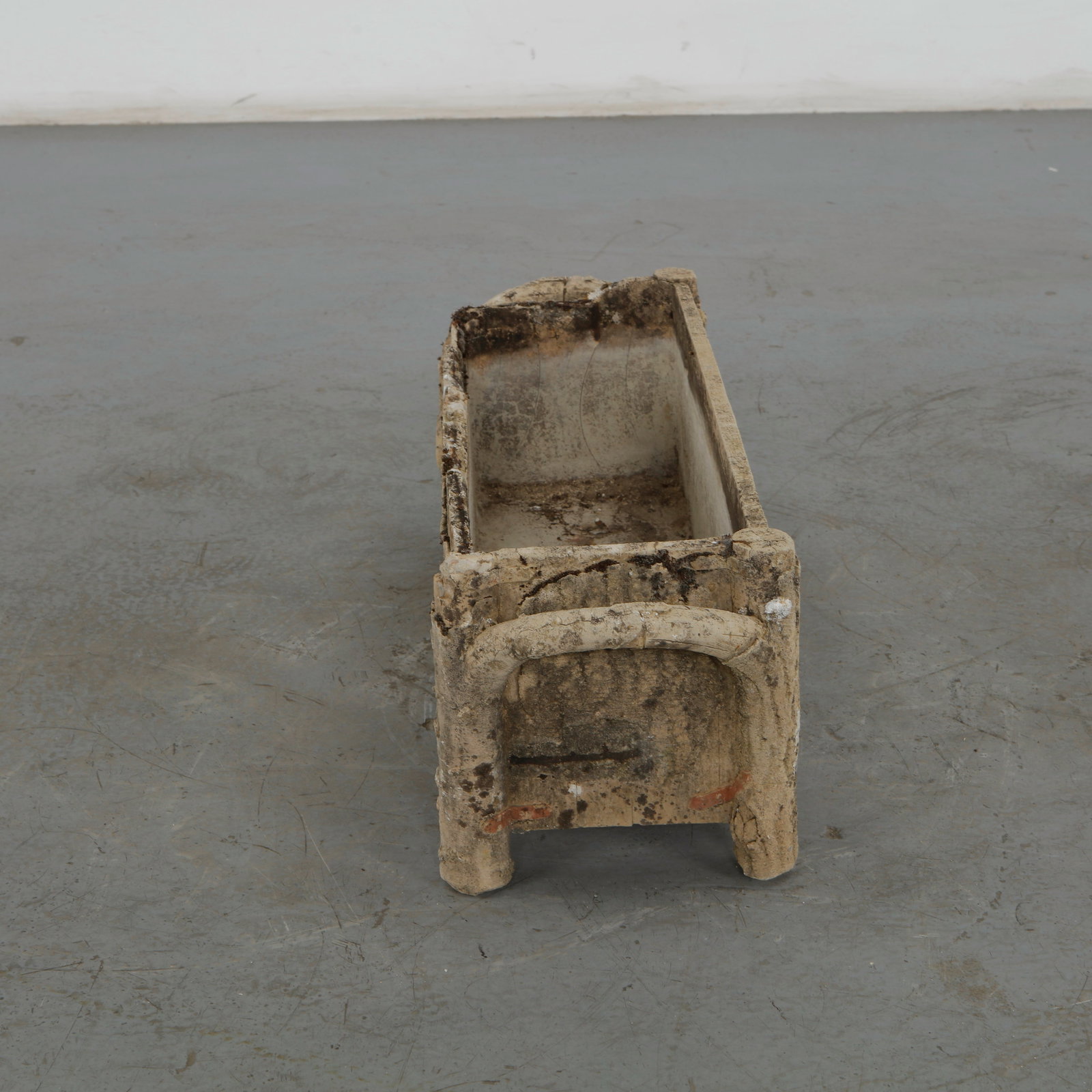Faux Bois Rectangular Planter, 1960s - 7