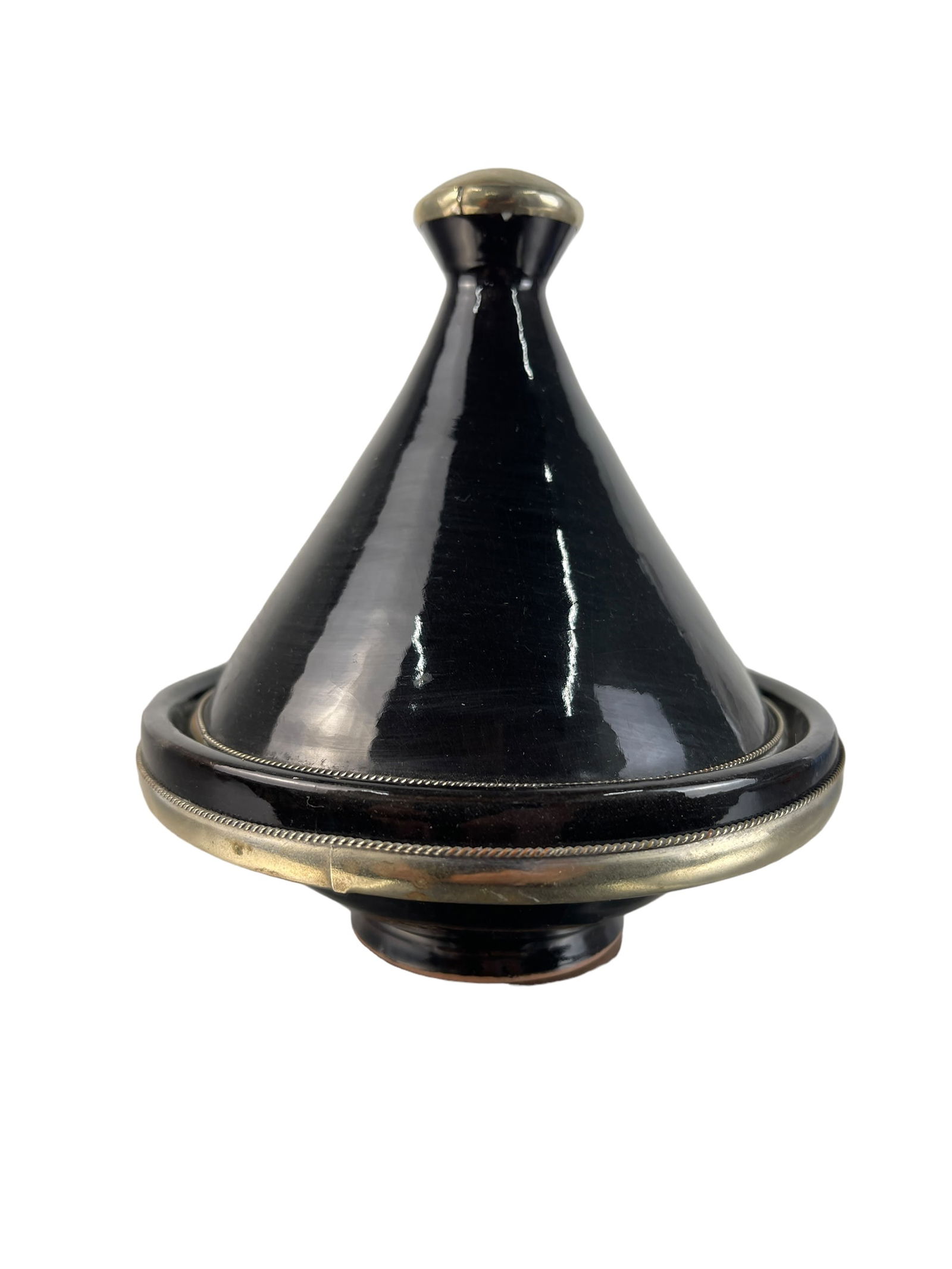 Moroccan Black Serving Tagine by Moroccan Artisans (1 of 4)