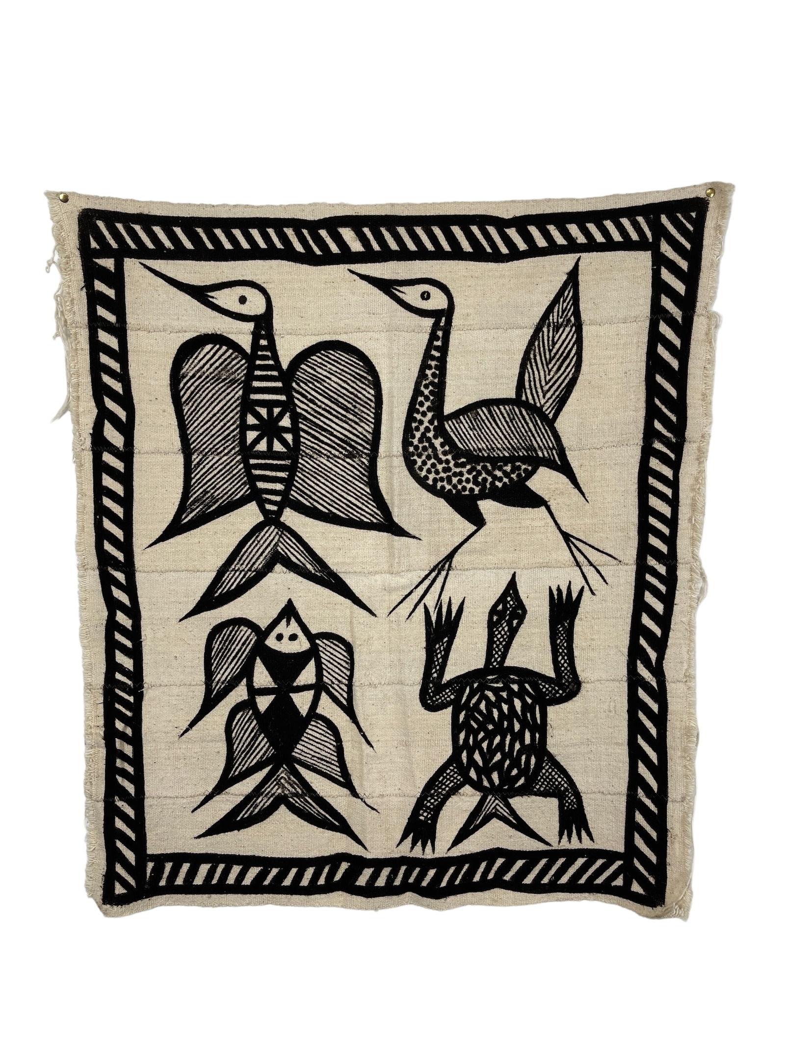 Vintage African Mud Cloth Senufo Korhogo Tapestry (1 of 3)