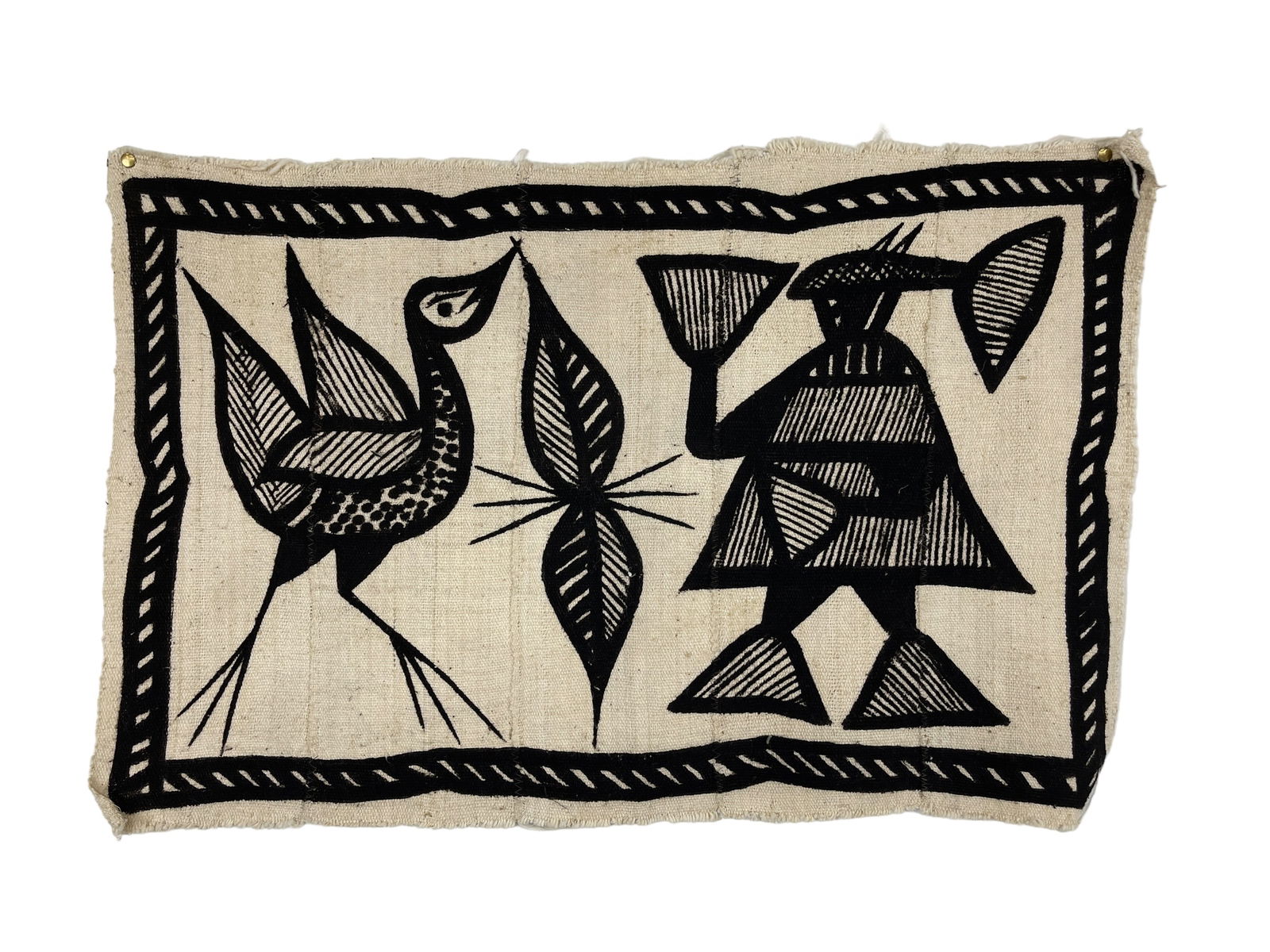 Vintage African Mud Cloth Senufo Korhogo Tapestry (1 of 3)