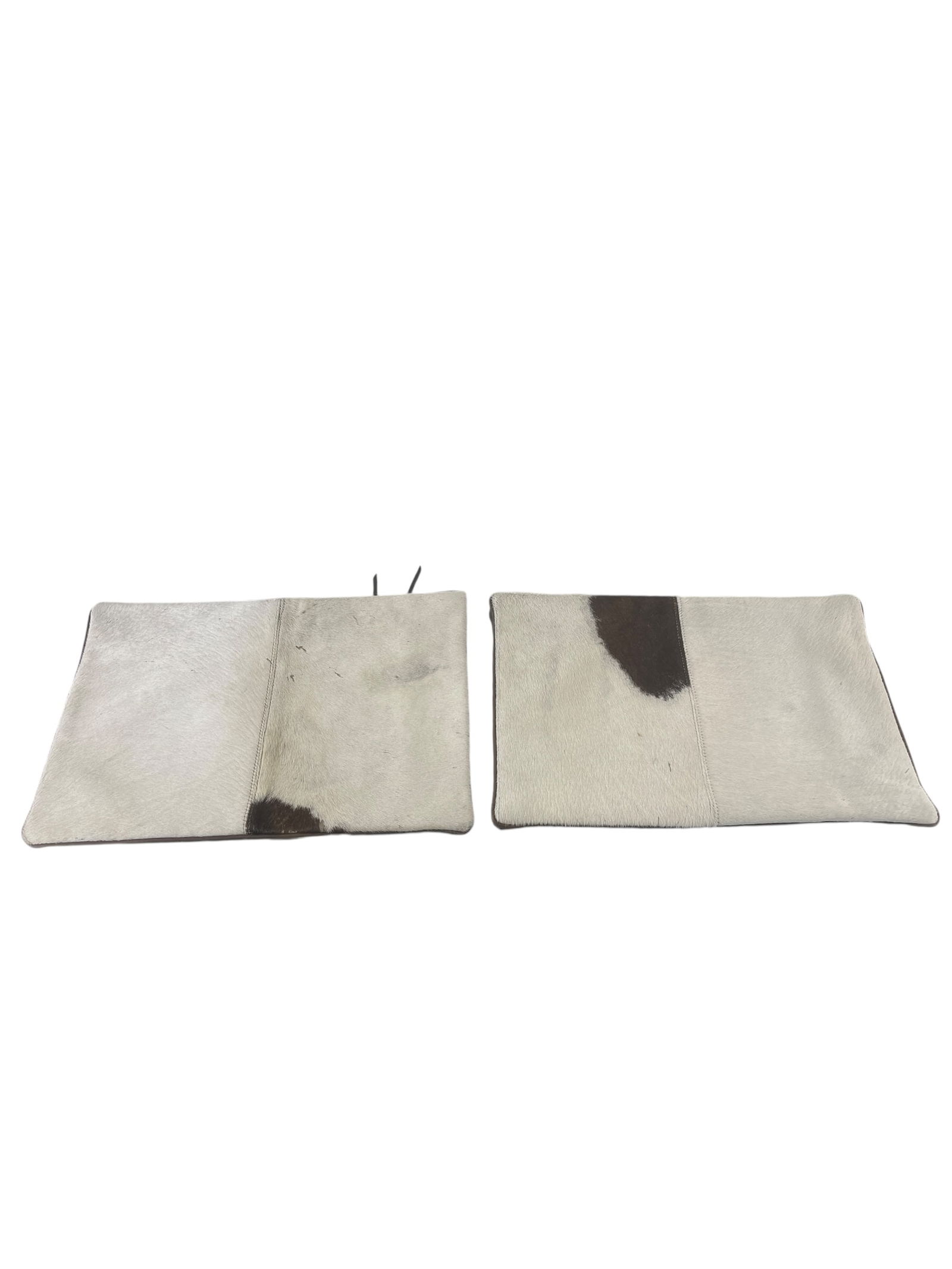 2 Double Sided Angoni Fur & Leather Lumbar Pillow Covers (1 of 4)