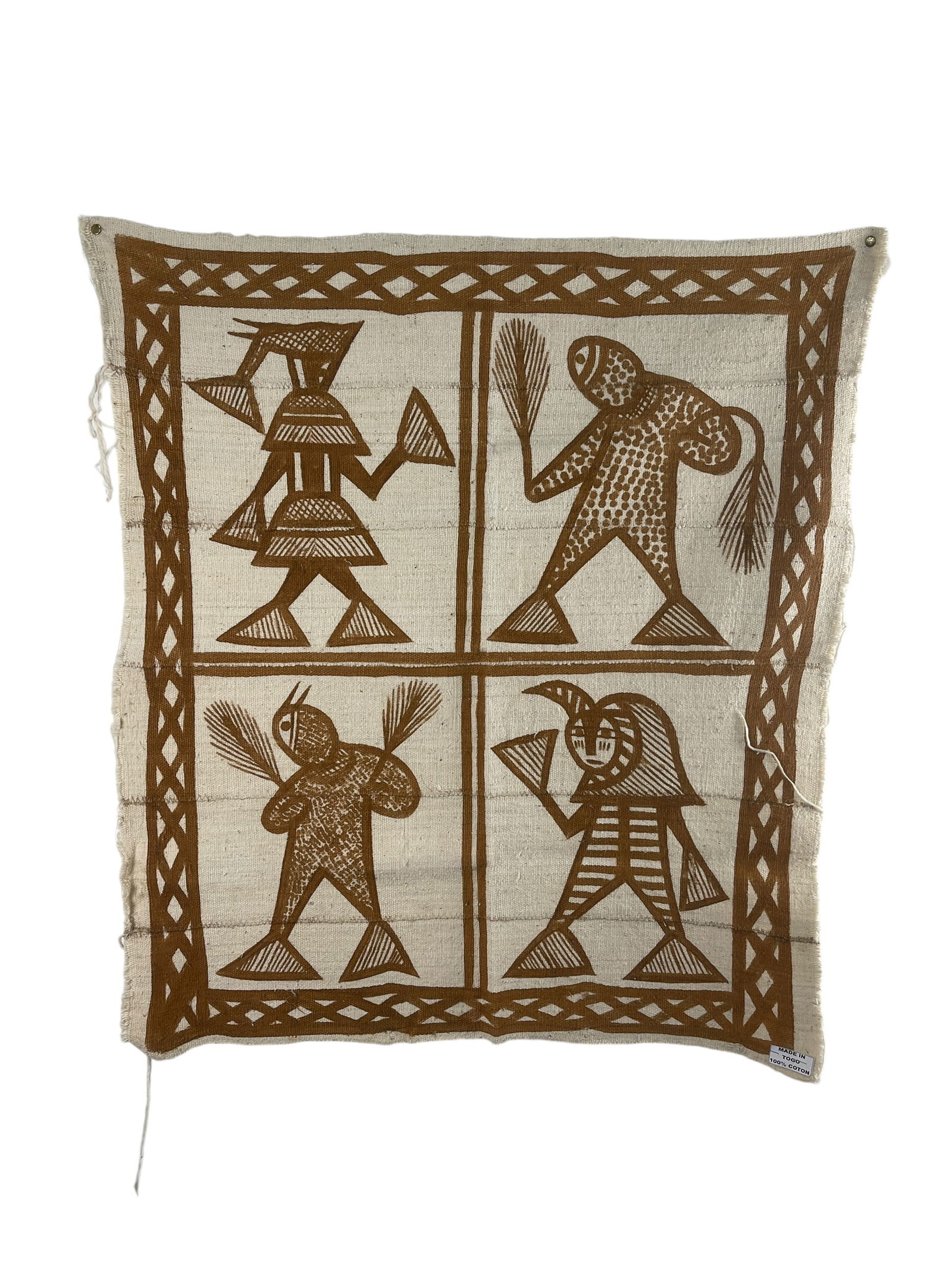 Vintage African Mud Cloth Senufo Korhogo Tapestry (1 of 3)