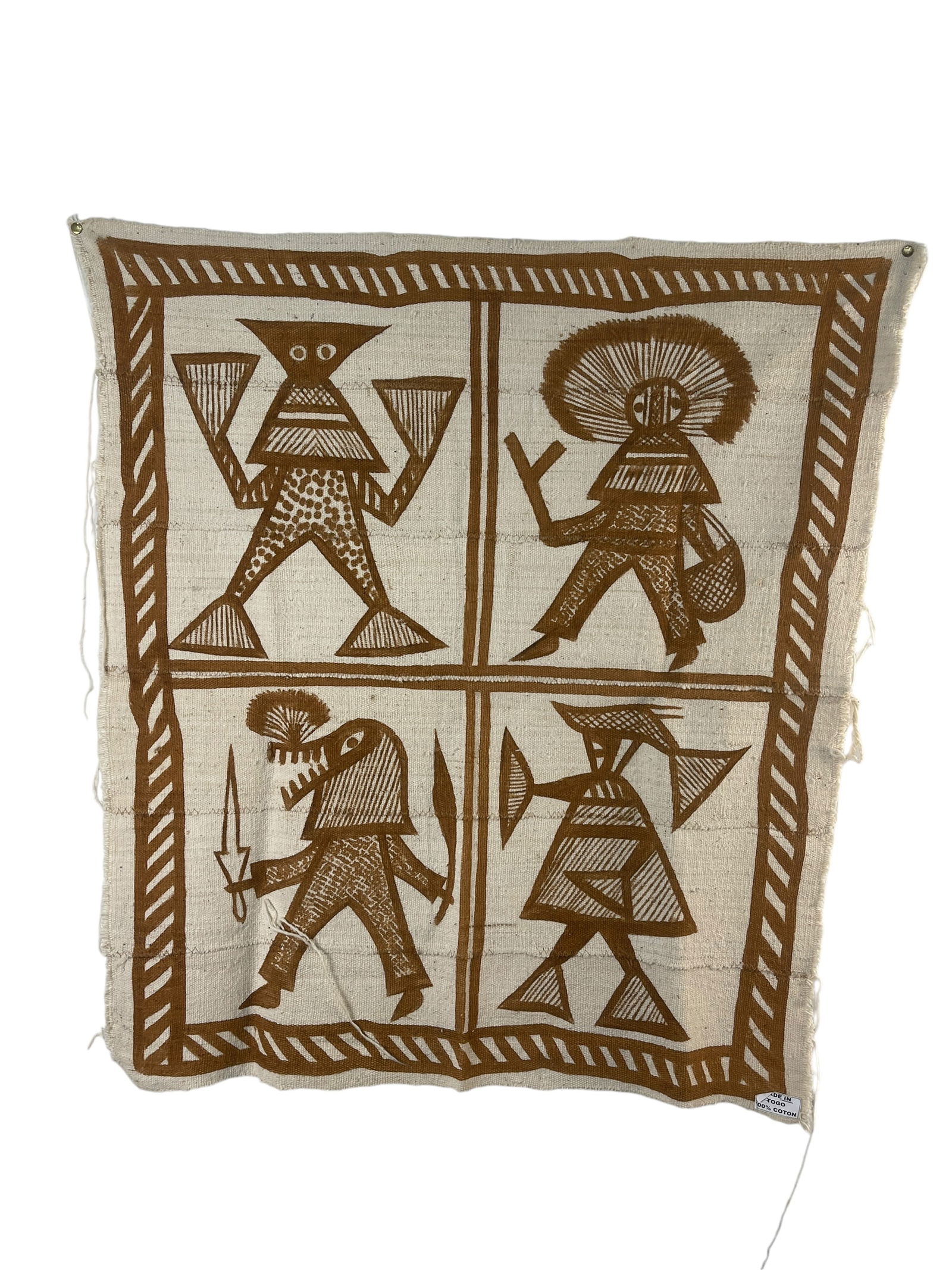 Vintage African Mud Cloth Senufo Korhogo Tapestry (1 of 3)