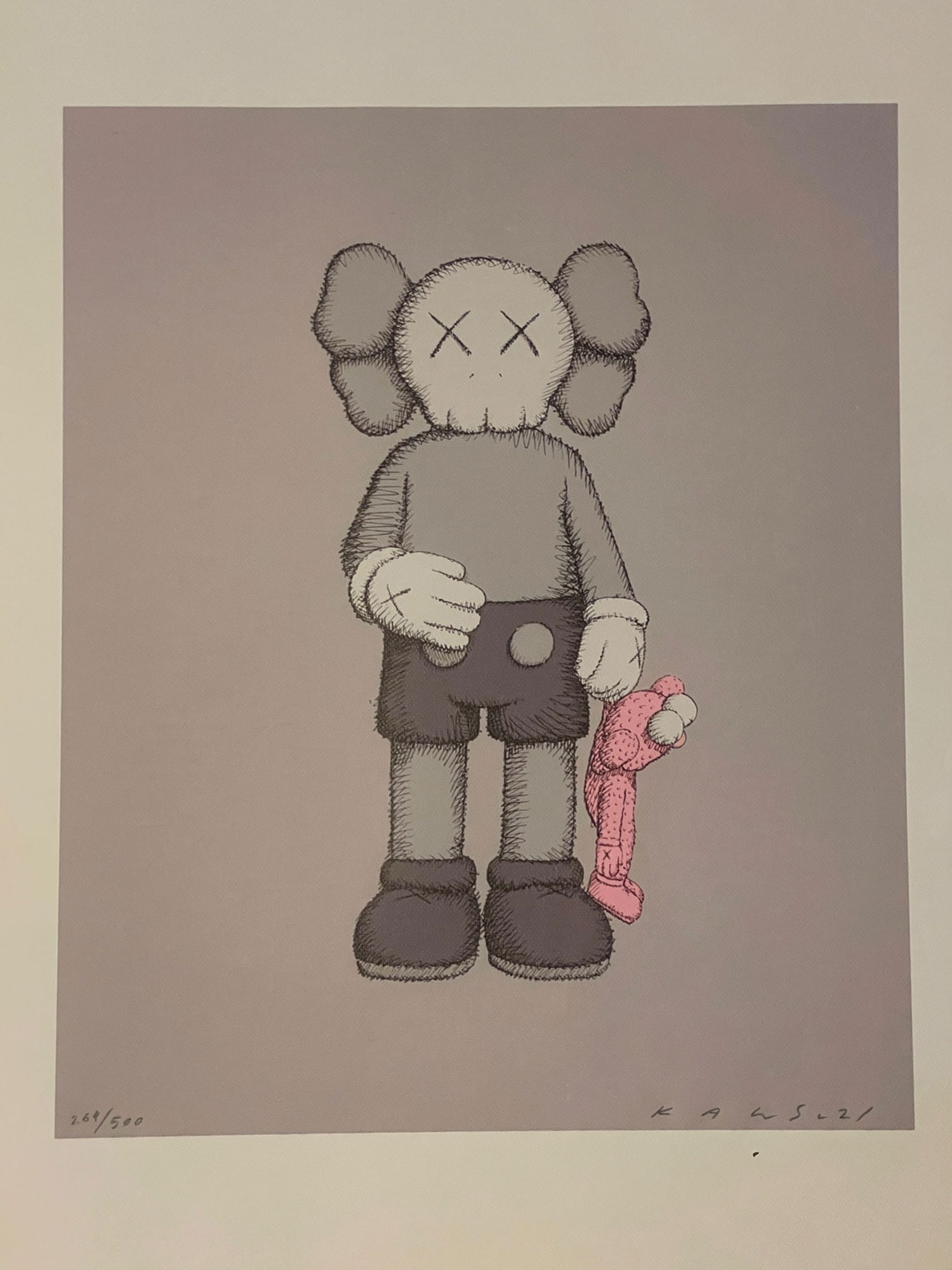 KAWS "SHARE" Screen Print Hand Signed and Numbered (1 of 5)