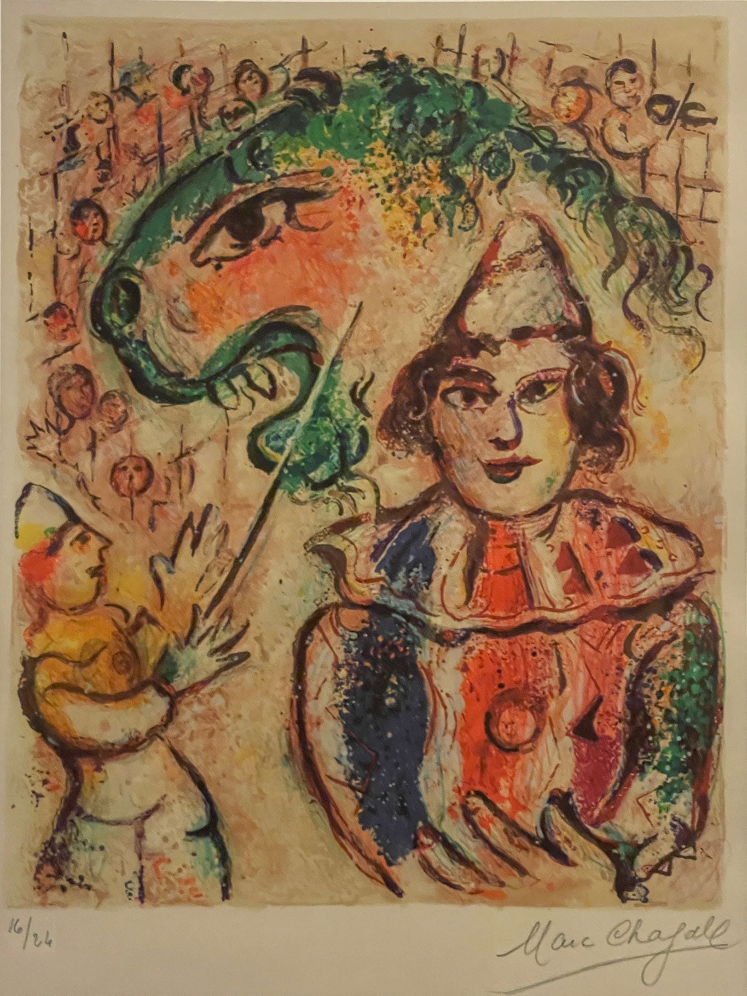 1967 Original MARC CHAGALL LITHOGRAPH (1 of 6)