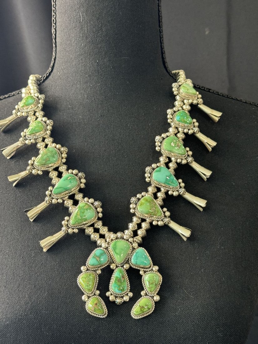 Artist LaRose Squash Blossom Necklace (1 of 3)