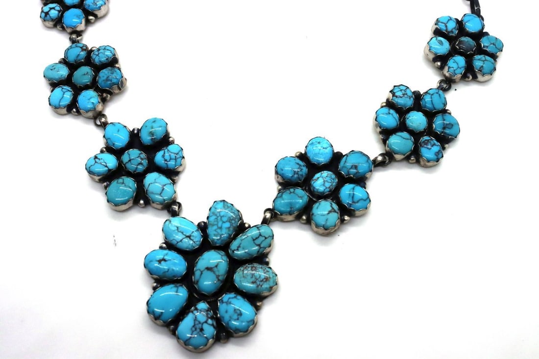 Ella Peter Navajo Amazing Flower Design Necklace (1 of 4)