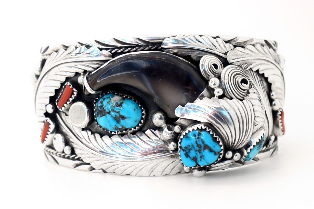 Master Silversmith Elaine Sam Navajo Cuff (1 of 6)