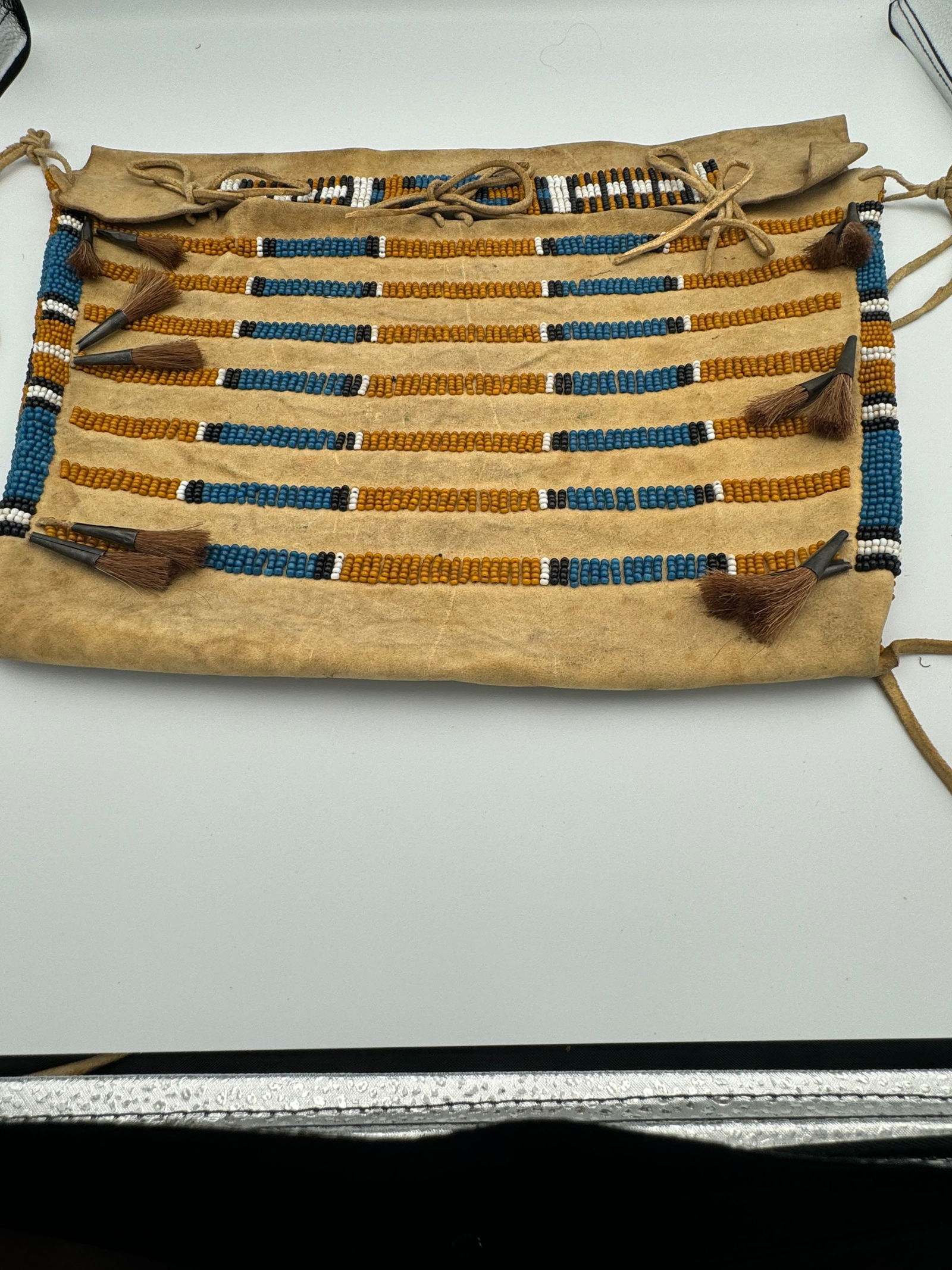 Lakota Sioux Beaded Teepee Bag Circa. 1890 (1 of 5)