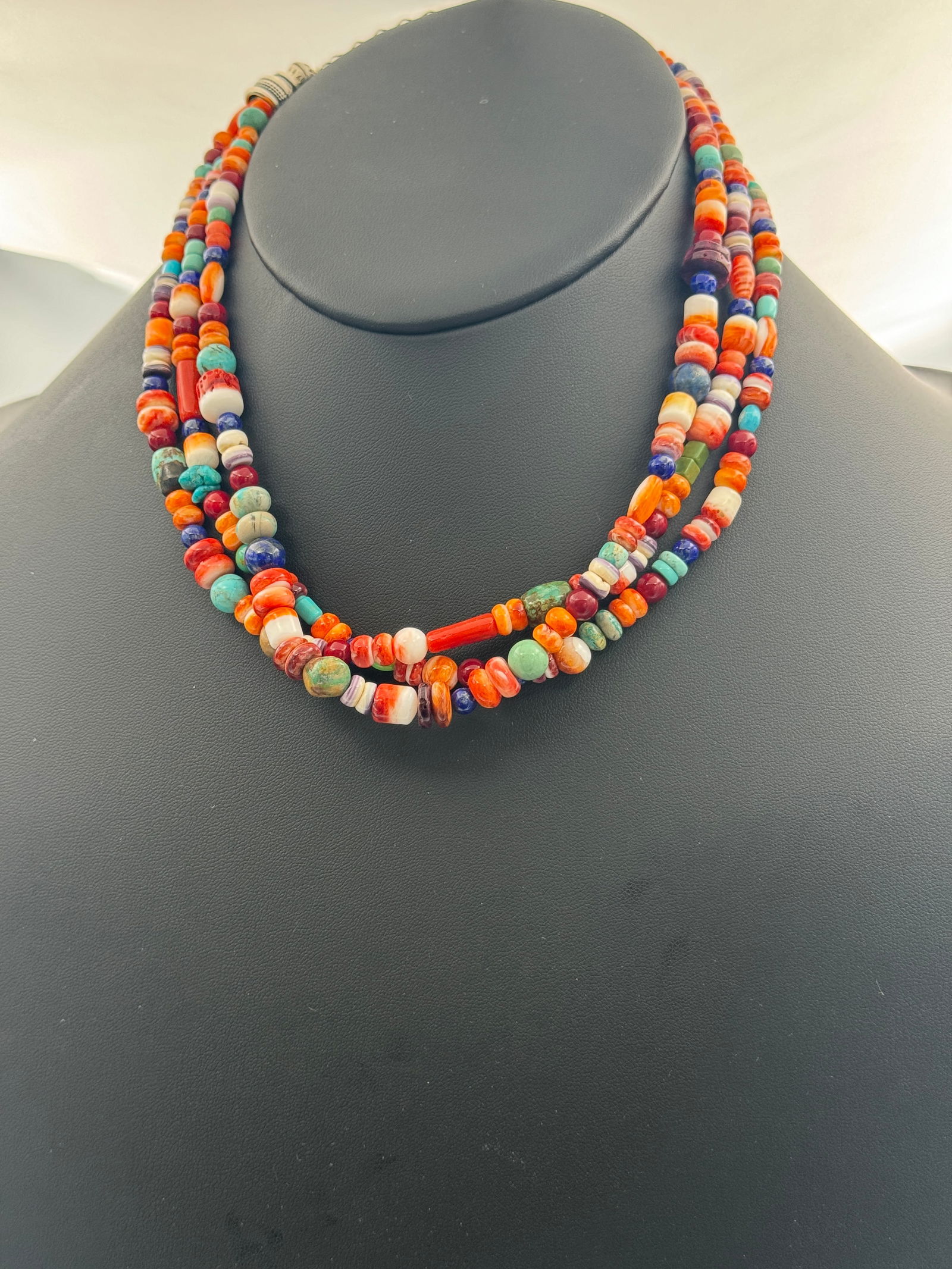 Multi Gemstone 3 Strand Necklace (1 of 3)