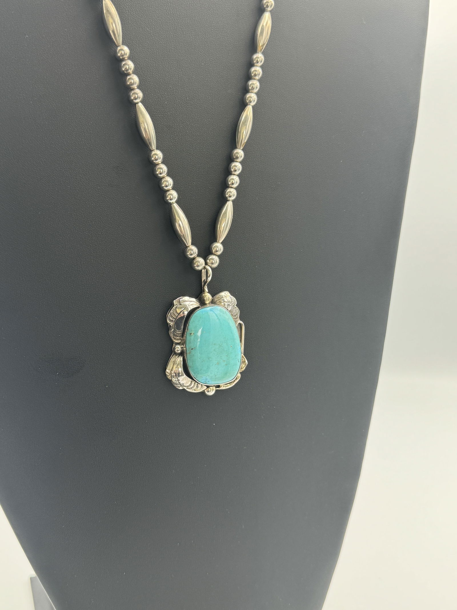 Vintage Kingman Turquoise Necklace (1 of 5)