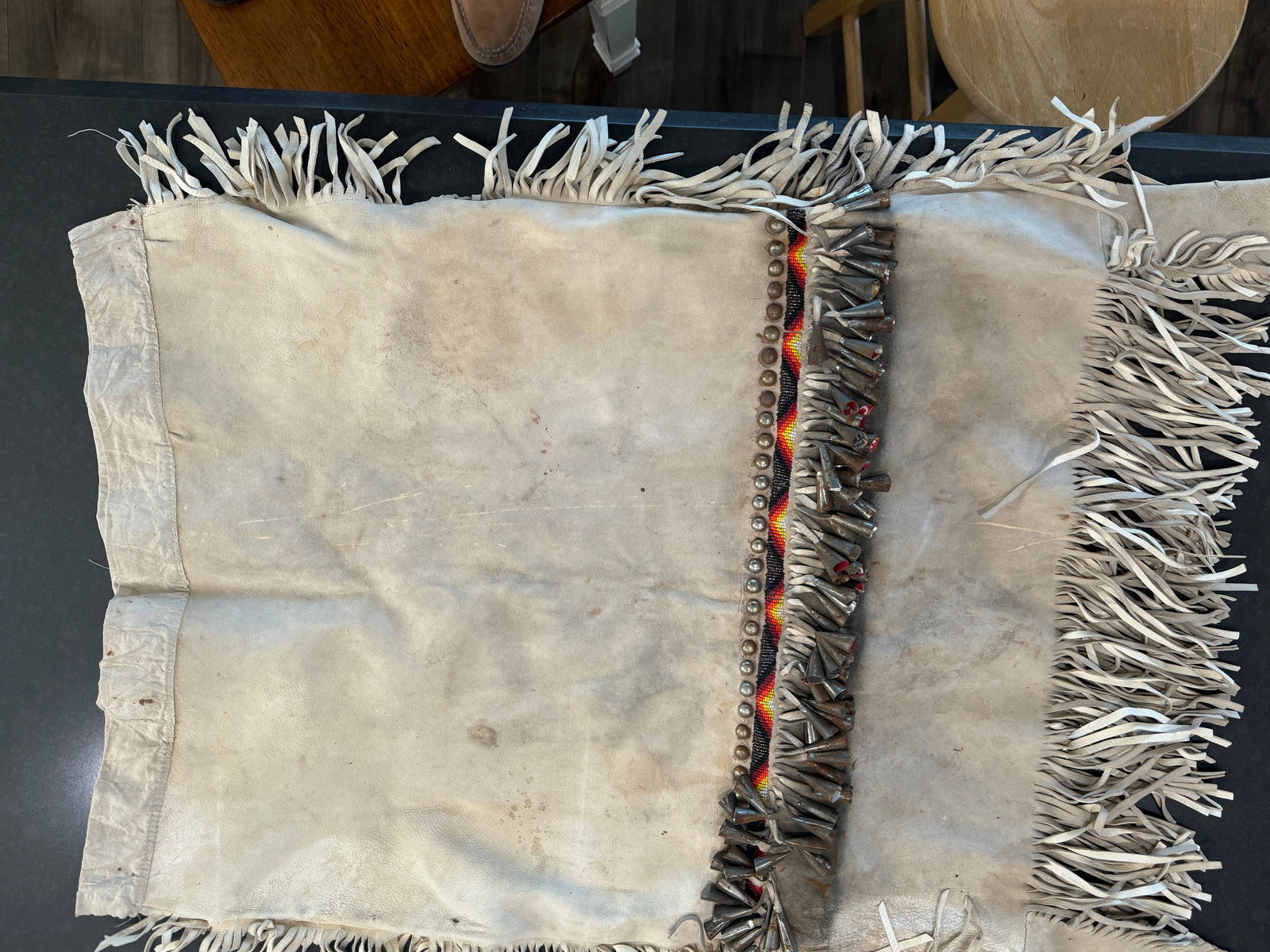 Native American Ceremonial Leather Jingle Skirt (1 of 7)