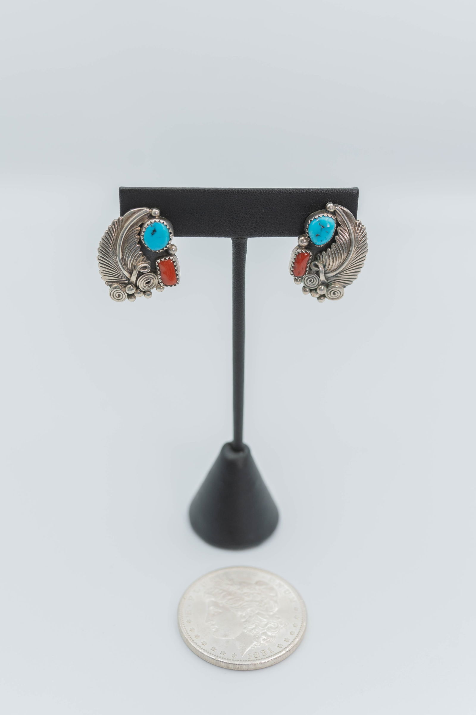 Vintage Navajo Circa 1960's Post Earrings (1 of 5)