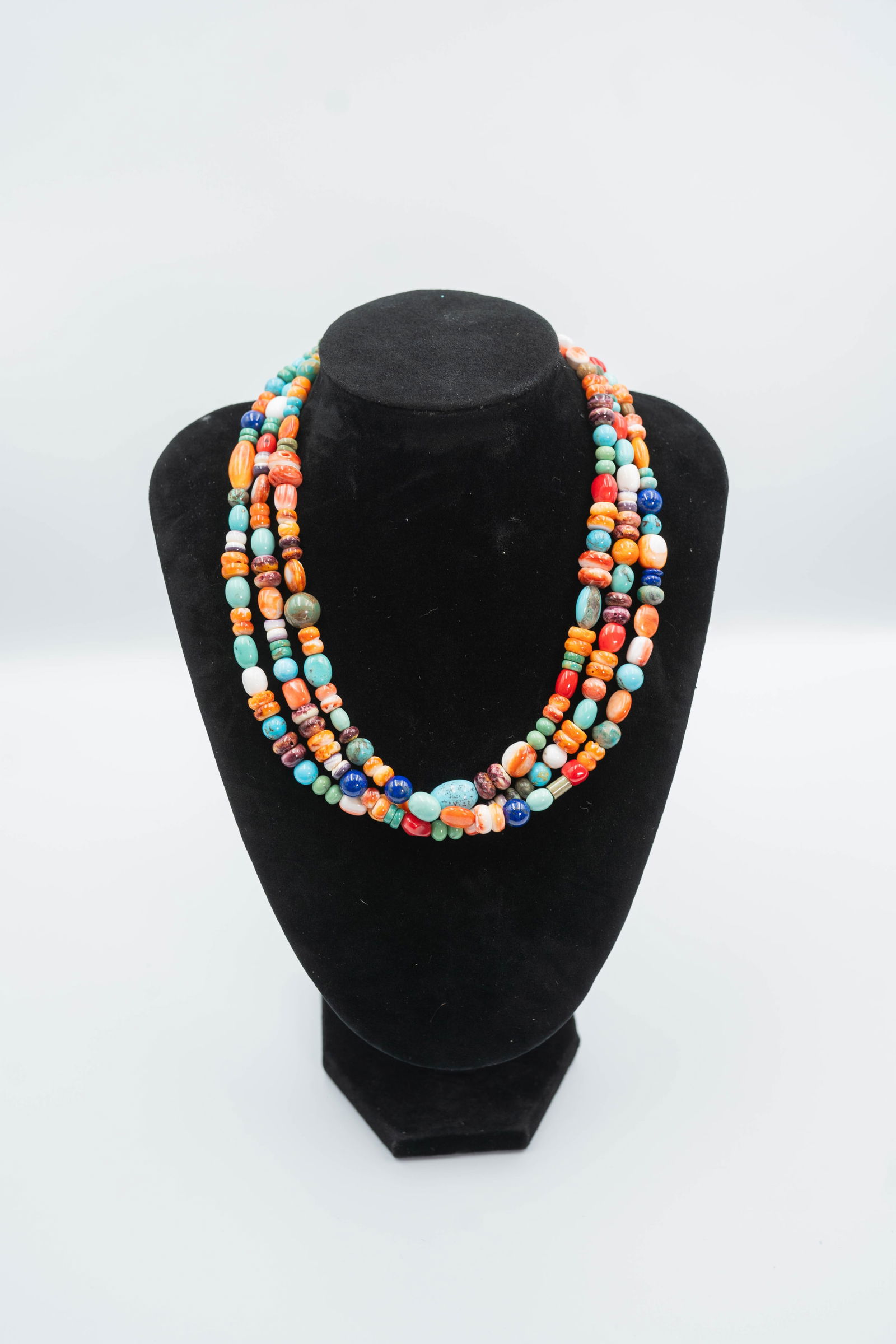 Multi Gemstone 3 Strand Necklace (1 of 6)