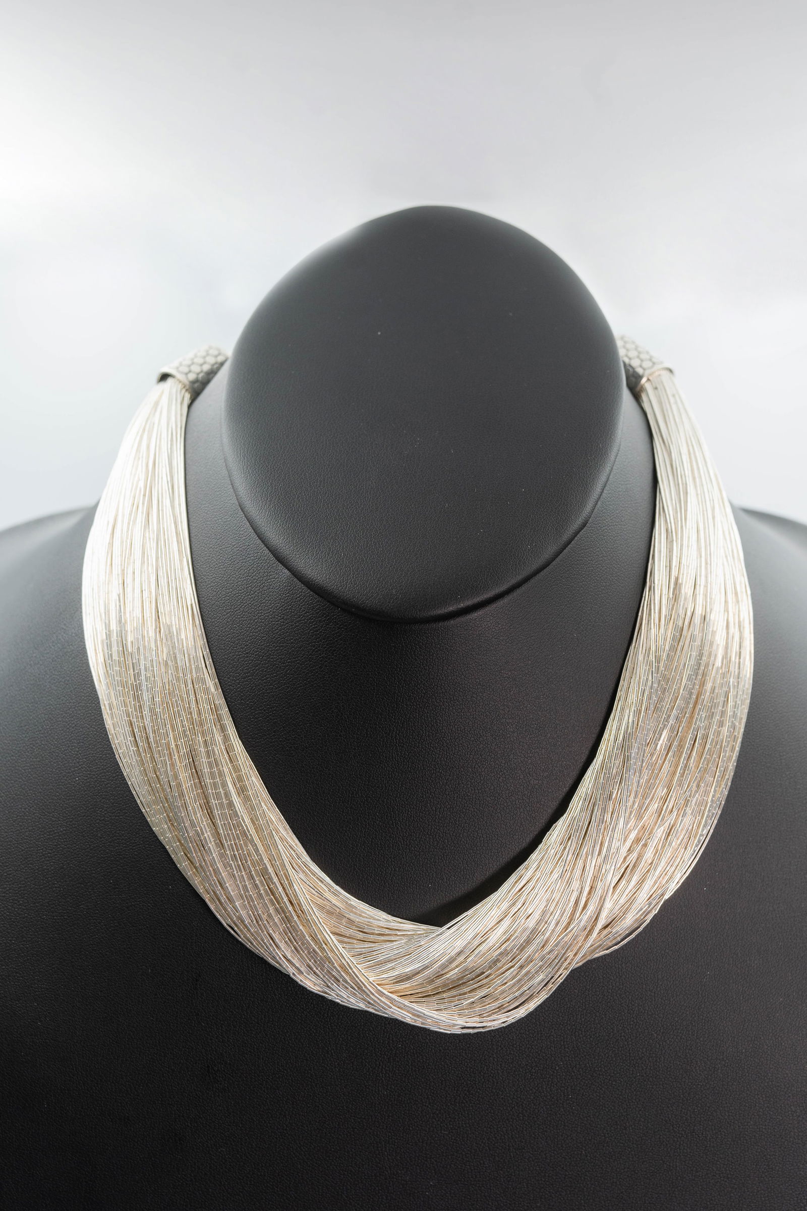 Liquid Sterling Silver 200 Strand Necklace (1 of 5)