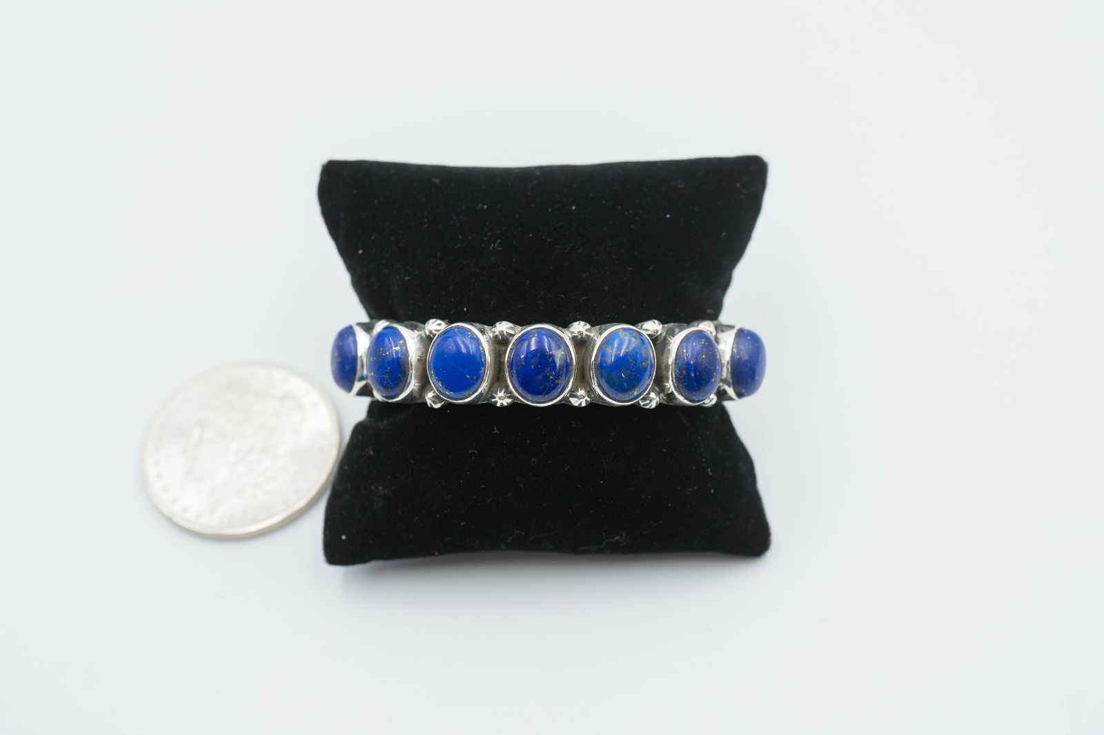 Beautifully Designed Lapis Cuff (1 of 5)
