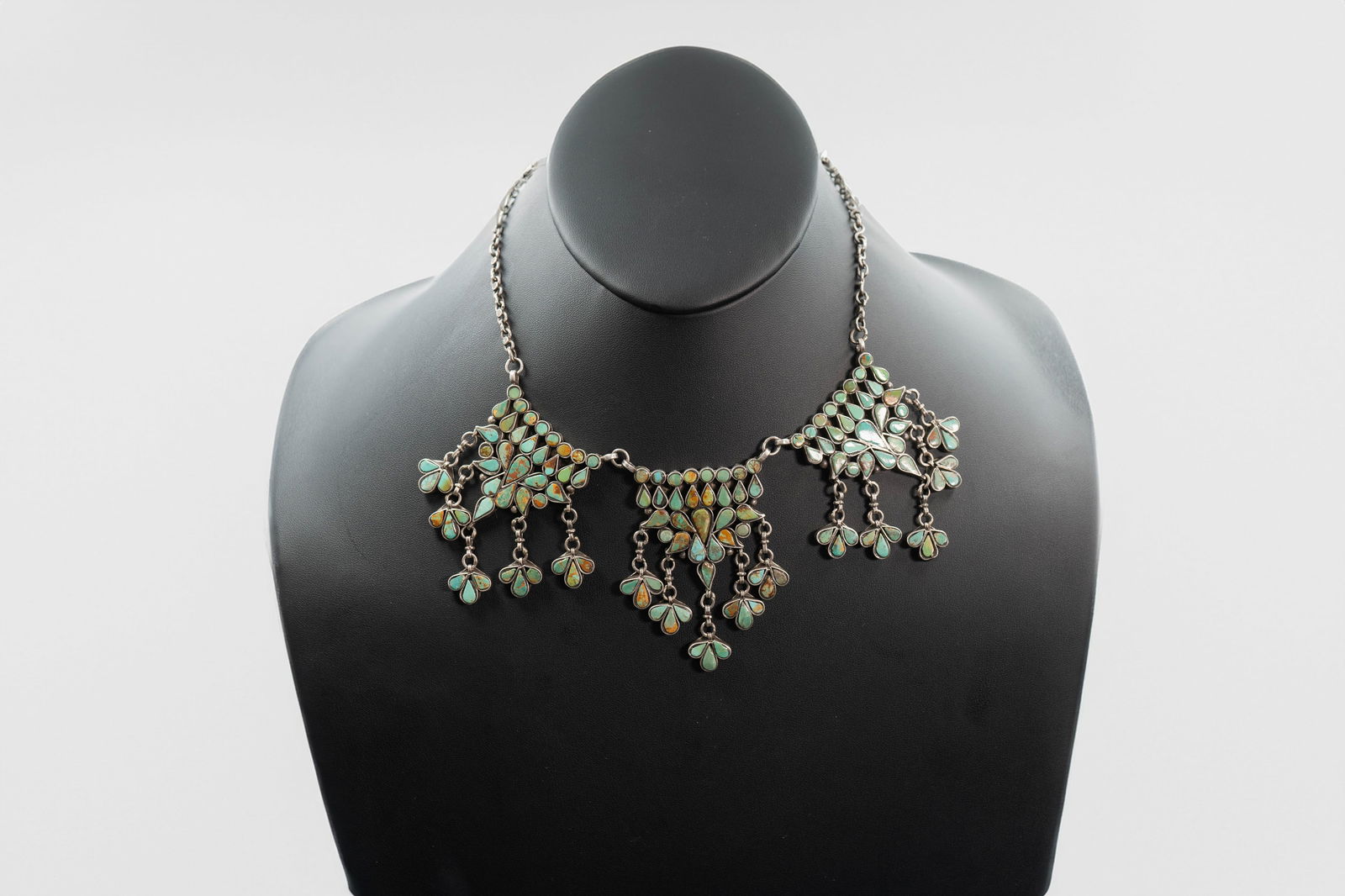 Vintage Petit Point Chandelier Necklace (1 of 5)