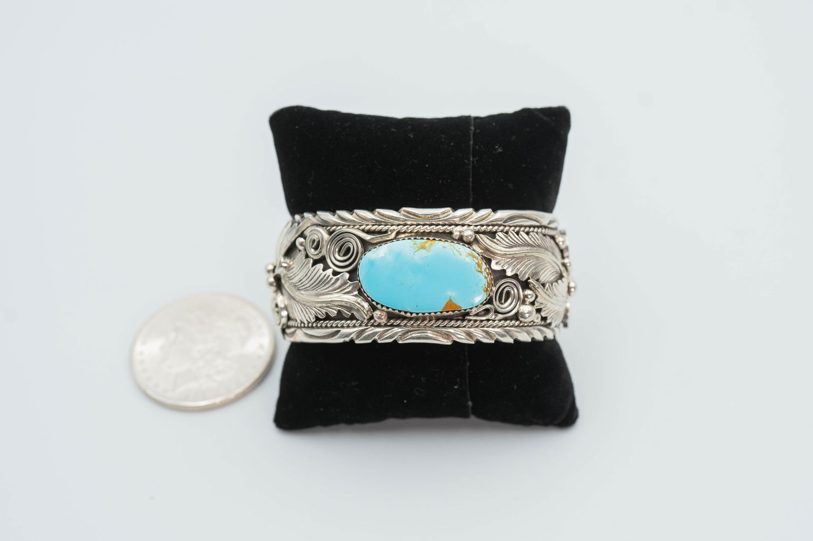 M. Thomas Jr. AAAA  #8 Turquoise Cuff (1 of 9)
