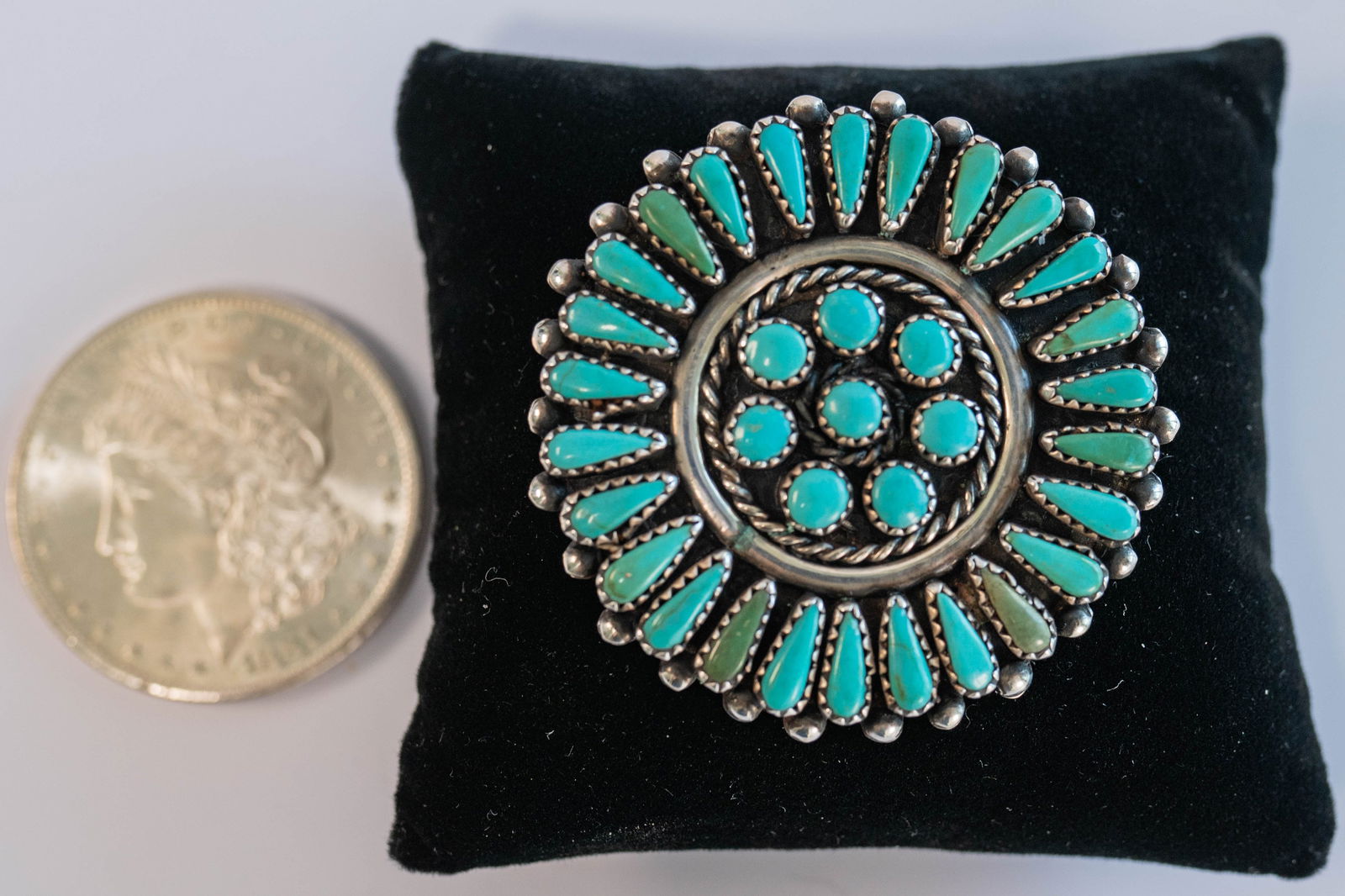 Vintage Zuni Petit Point Pin (1 of 3)