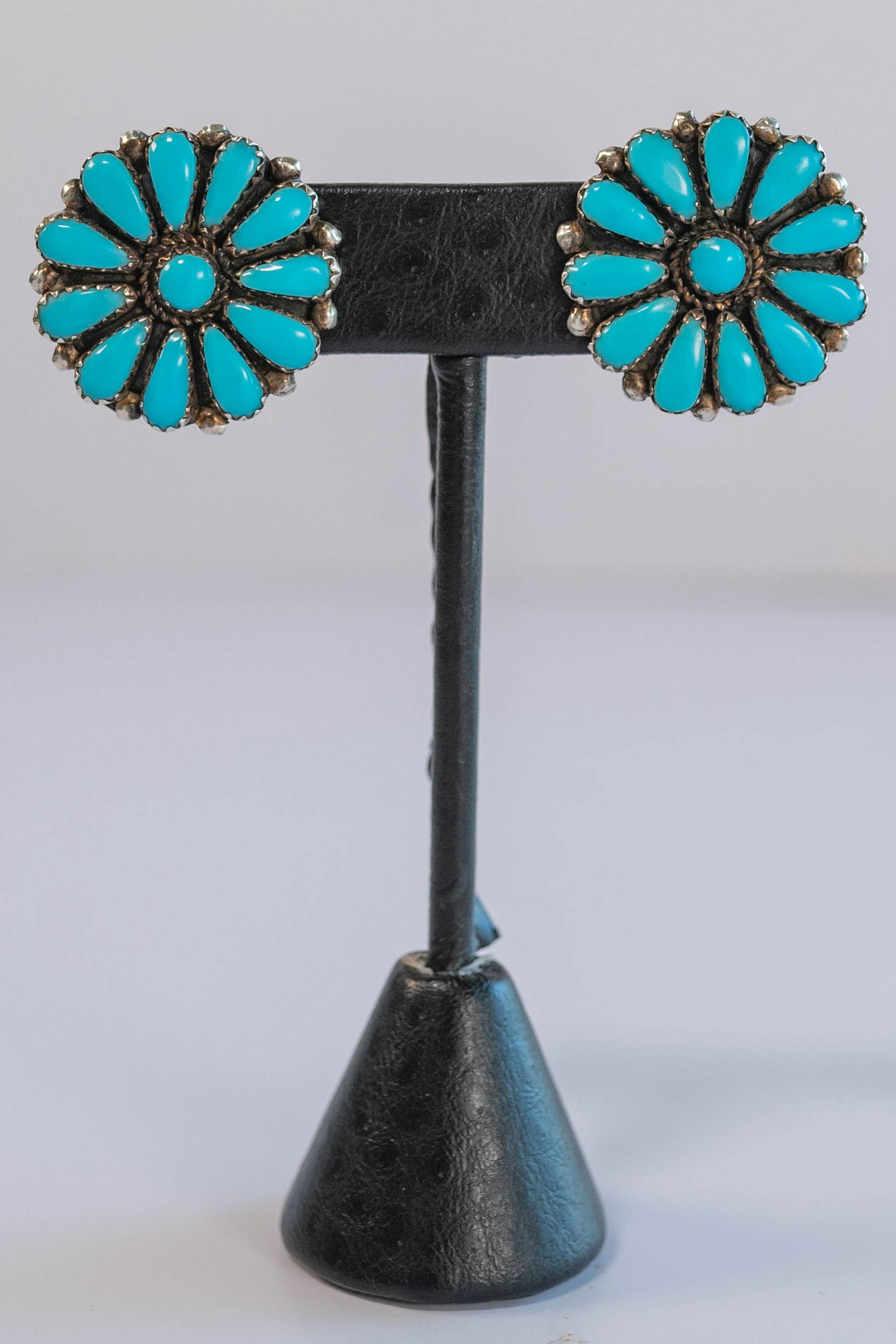 Vintage Navajo Sleeping Beauty Turquoise Earrings (1 of 3)