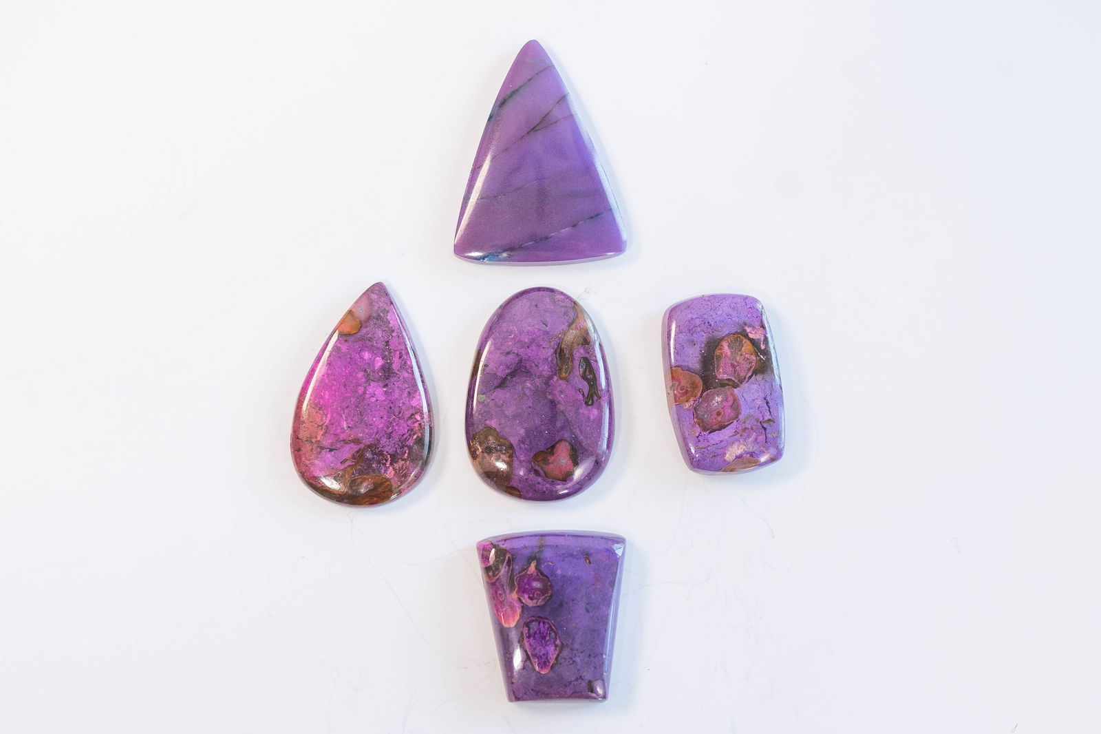 Rare AAAAA Sugilite Gel Cabochons (1 of 8)