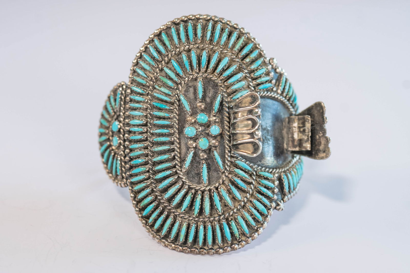 Vintage Zuni Petit Point Watch Cuff (1 of 6)