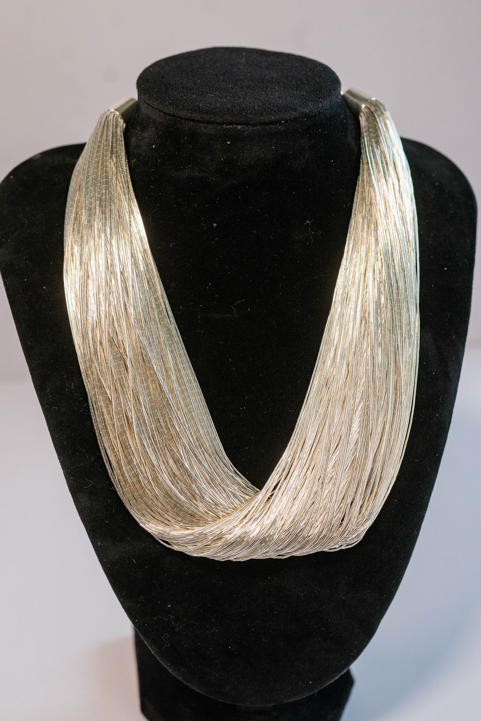 Liquid Sterling Silver 200 Strand Necklace (1 of 5)
