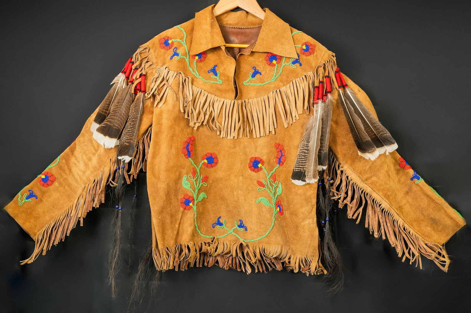 Vintage Santee Sioux Beaded Leather Set (1 of 7)