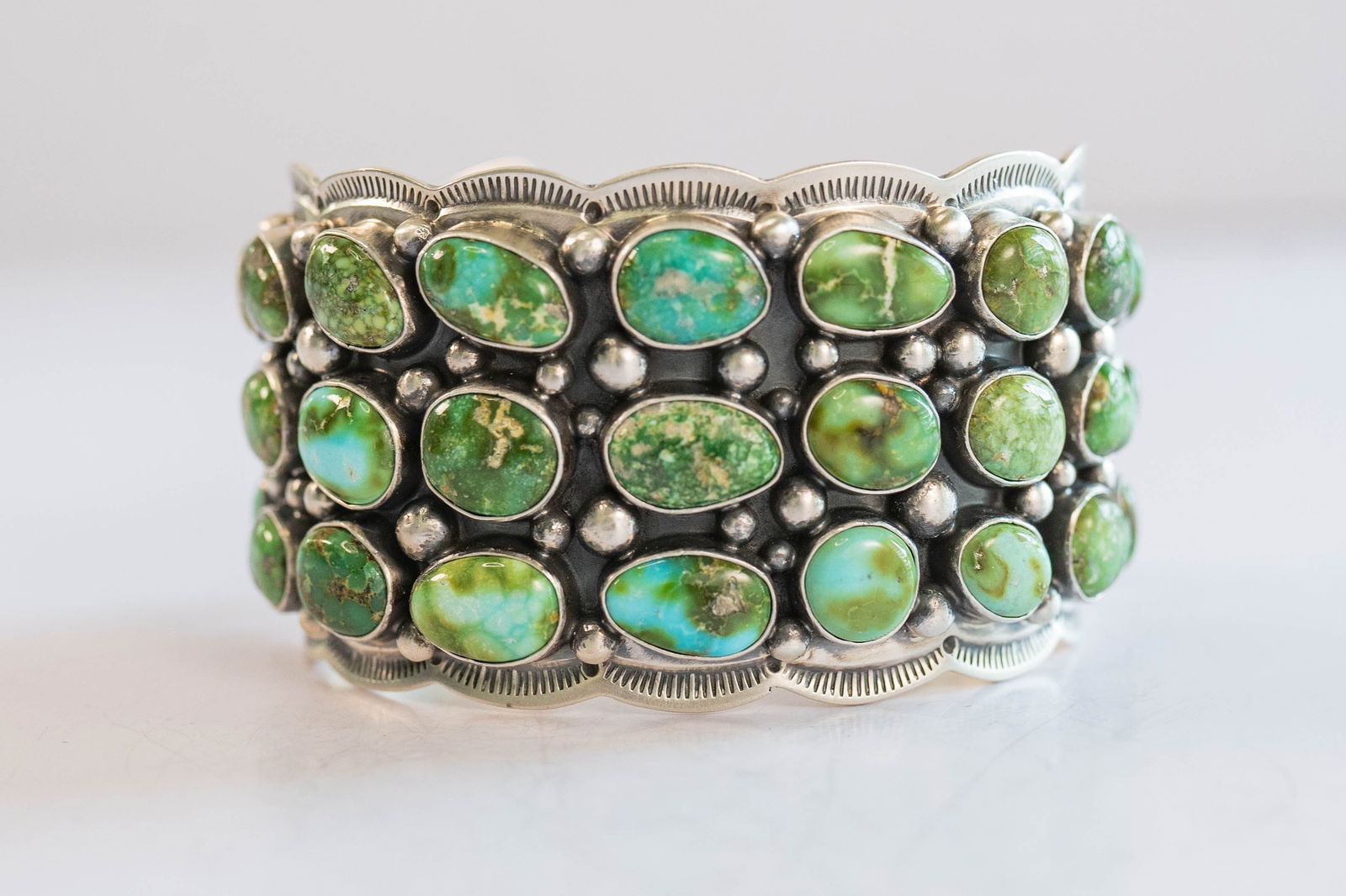 Tom Lewis Sonoran Gold Turquoise Cuff (1 of 5)