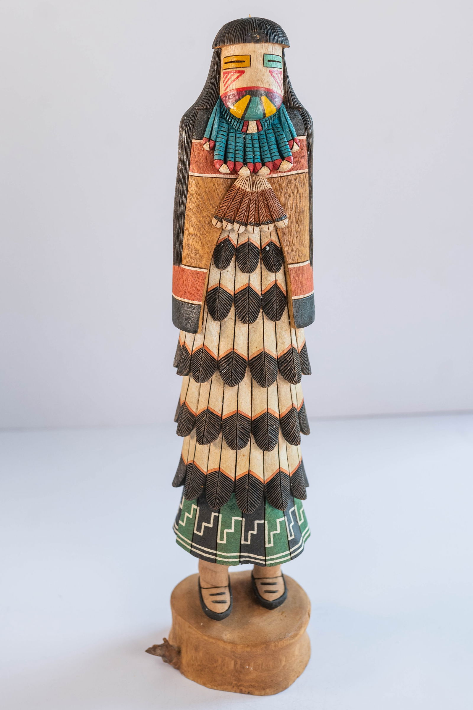 Vintage Erwin Pino Kachina Dancer Handcarved (1 of 6)