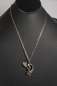 Navajo Kokoelli Pendant Necklace