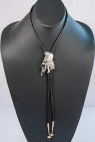 Navajo Vintage Kachina Dancer Bolo Tie