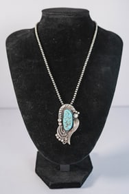 Vintage Overlay Pendant Necklace