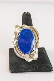 Striking Afghanistan Lapis Ring