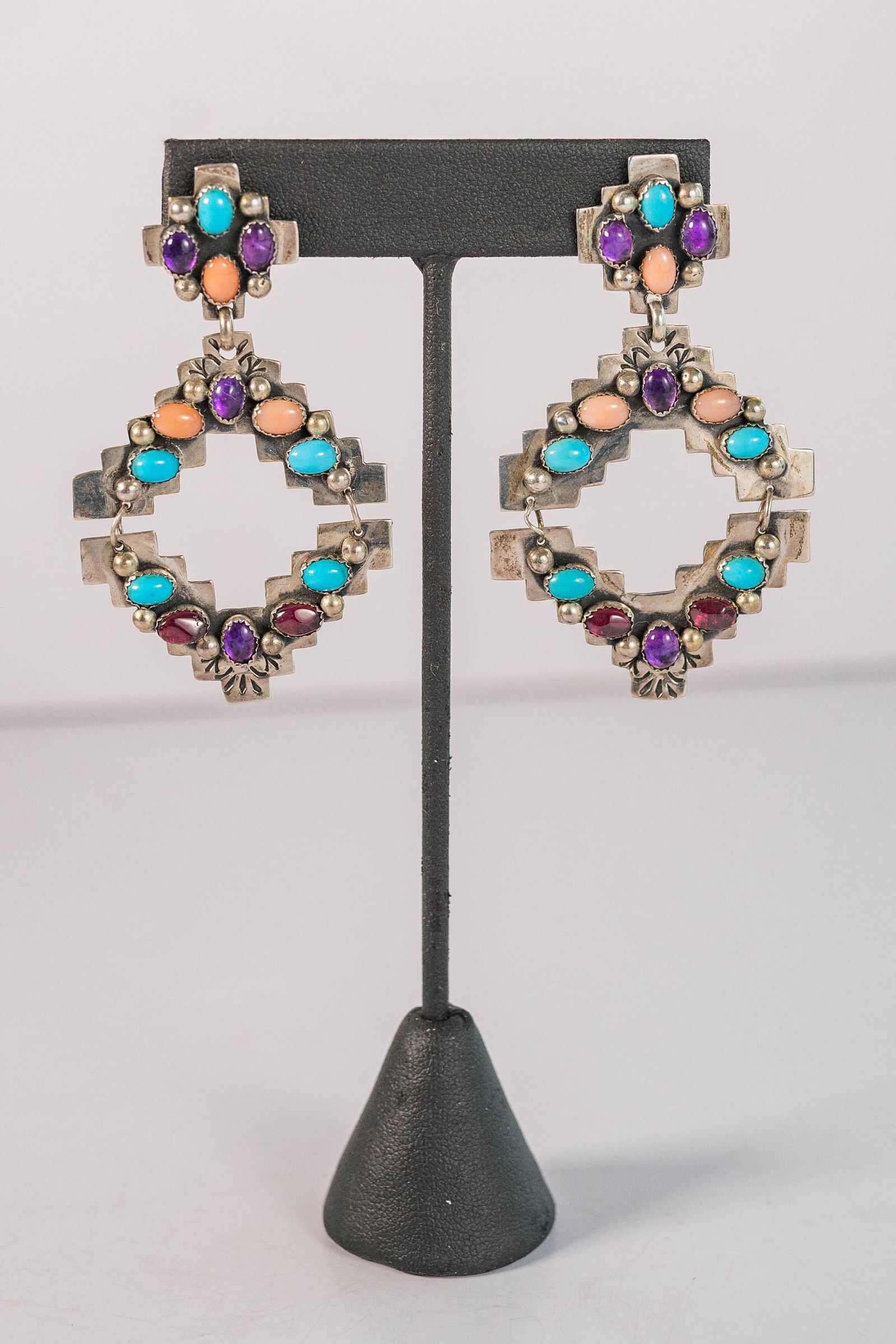 Striking Unique Post Dangle Earrings (1 of 4)