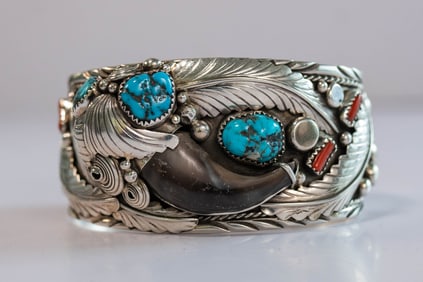 Master Silversmith Elaine Sam Vintage Cuff