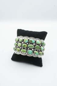 Tom Lewis Sonoran Gold Turquoise Cuff