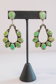 Exquisite Sonoran Gold Turquoise Earrings