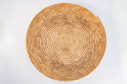 Three Rod Coiled Apache Basket Circa 1890