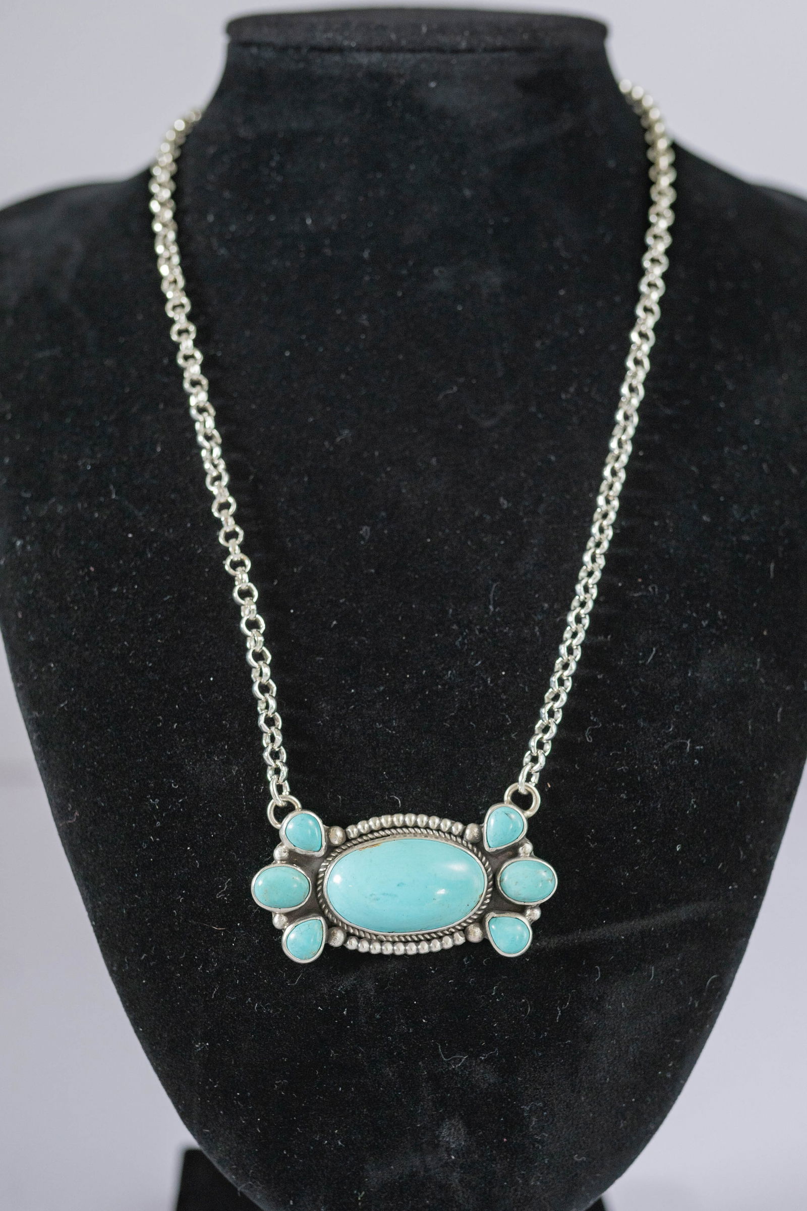 Charming Campitos Turquoise Pendant Necklace (1 of 6)